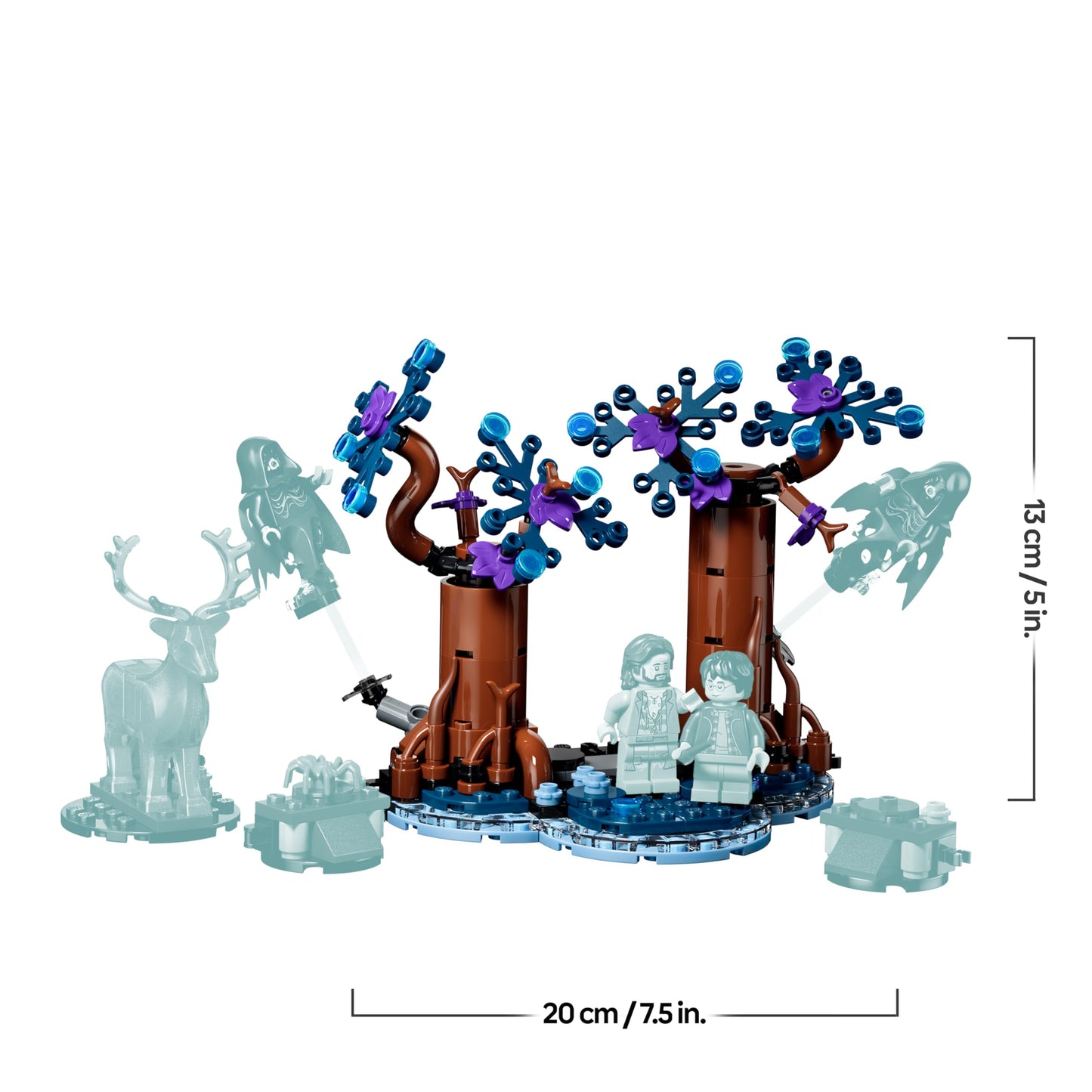 LEGO Harry Potter Forbidden Forest: Expecto Patronum toy - model with 2 dementors, deer and 2 minifigures including Sirius Black - gift for girls, boys and fans aged 7 and over - 76475
