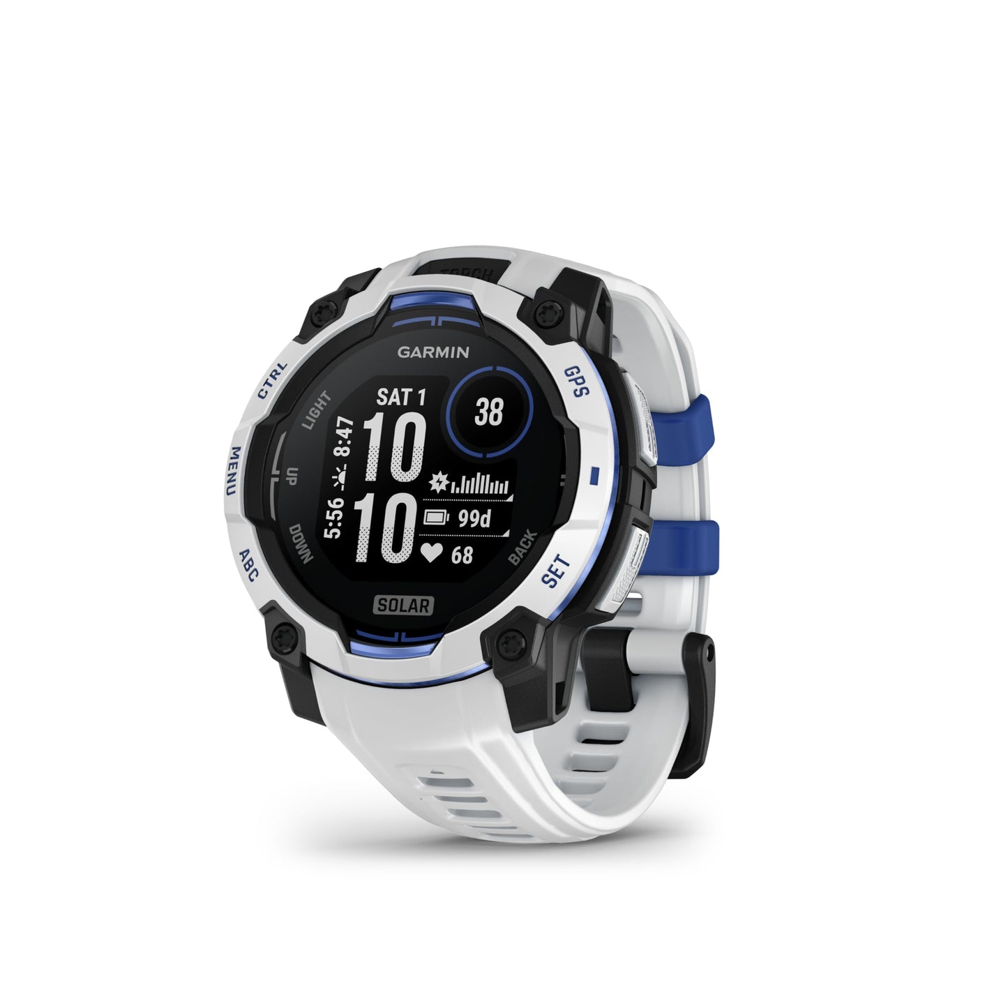 Garmin Instinct 3 45mm SOLAR - GPS multisport smartwatch, 0.9" display, up to 28 days battery life, 80+ sports apps, navigation function, smart features, LED flashlight, waterproof - 010-02934-03