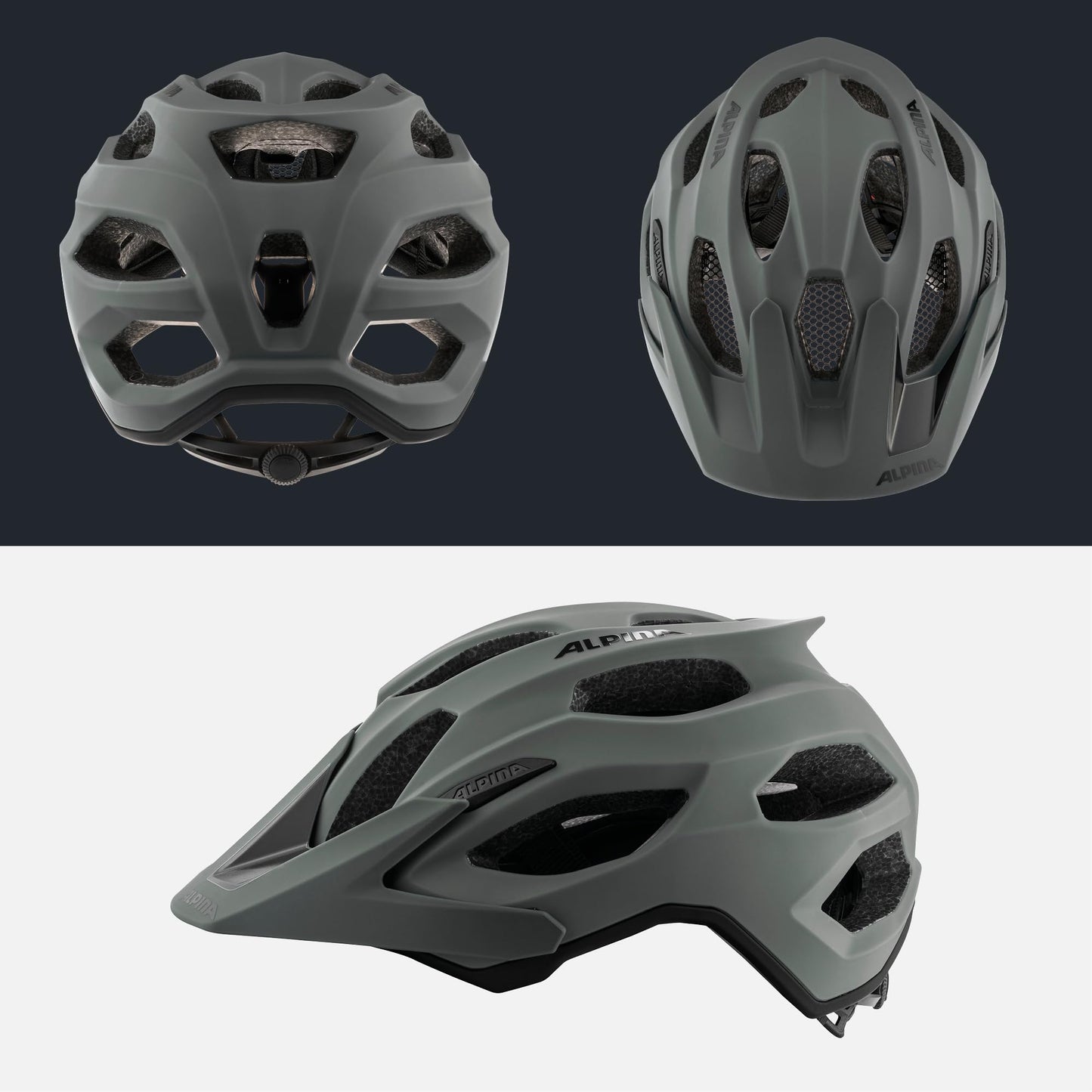 ALPINA Carapax 2.0 MTB bicycle helmet, coffee gray matt, 52-57 cm - A9725134