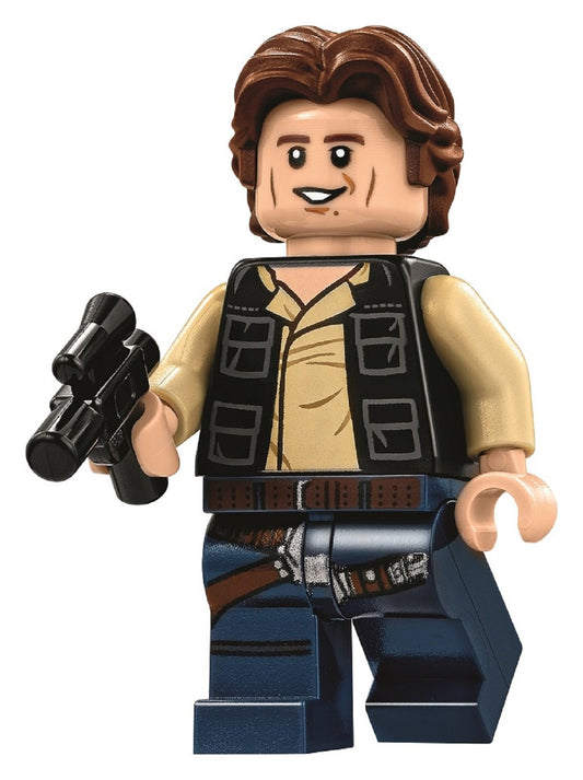 LEGO Star Wars Minifigure from Death Star - Han Solo Wavy Hair with Blaster (75159) - sw771