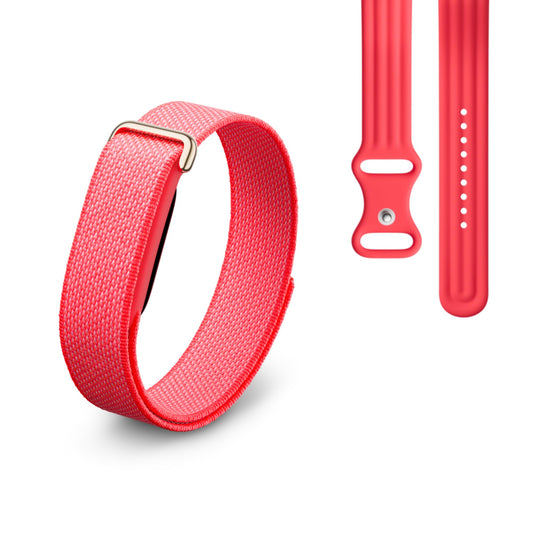 Google Fitbit Air - activity tracker without display with fitness tracking, heart rate measurement - compatible with iOS and Android - Berry + sports armband for the Fitbit Air - Berry, L