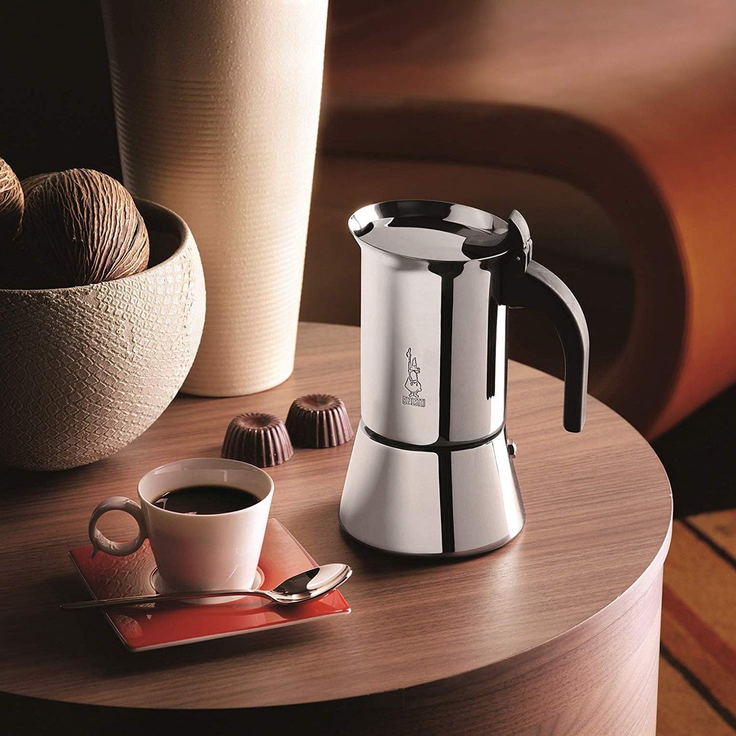 Bialetti Venus espresso maker (no induction), steel, silver, 2 cups - 1698