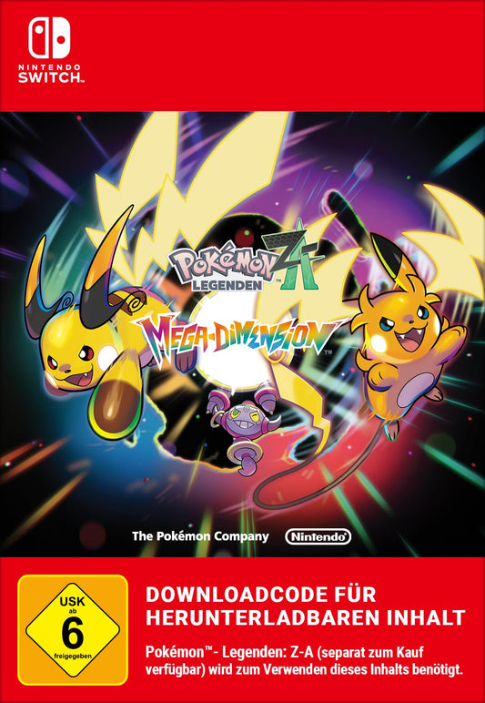 Pokémon Legends: Z-A – Mega Dimension Standard | Nintendo Switch - Download Code