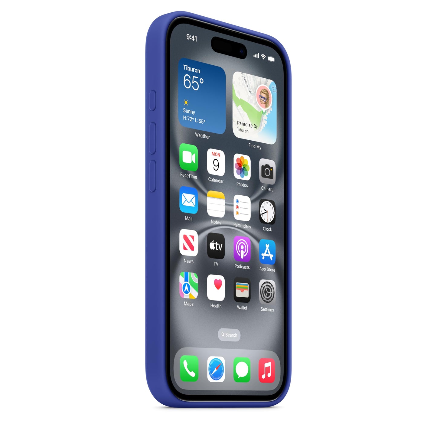 Apple iPhone 16 Silicone Case with MagSafe - Ultramarine  - MYY63ZM/A
