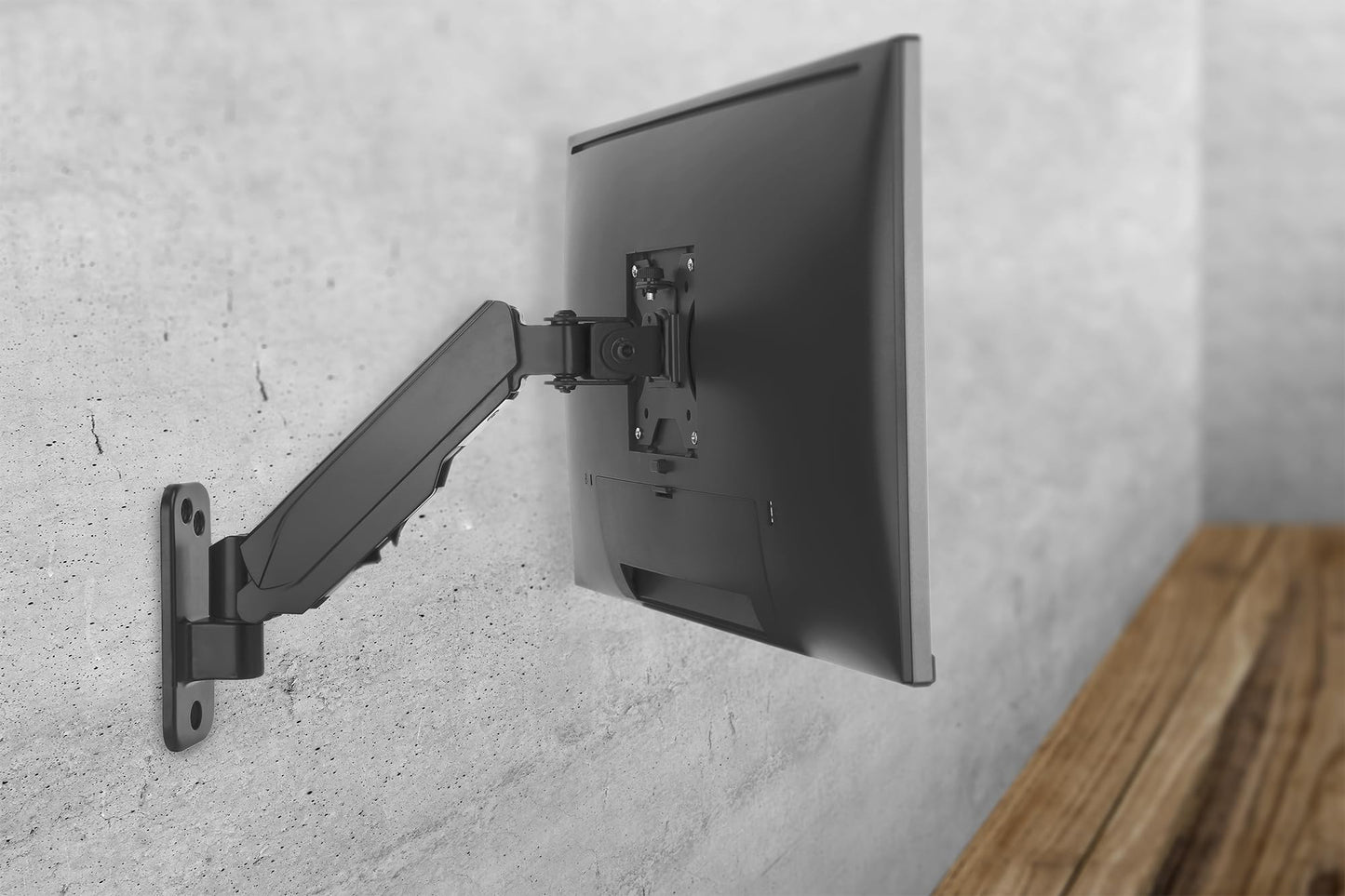 DIGITUS monitor wall mount – gas pressure spring – up to 32 inches – 8 kg load capacity - DA-90396