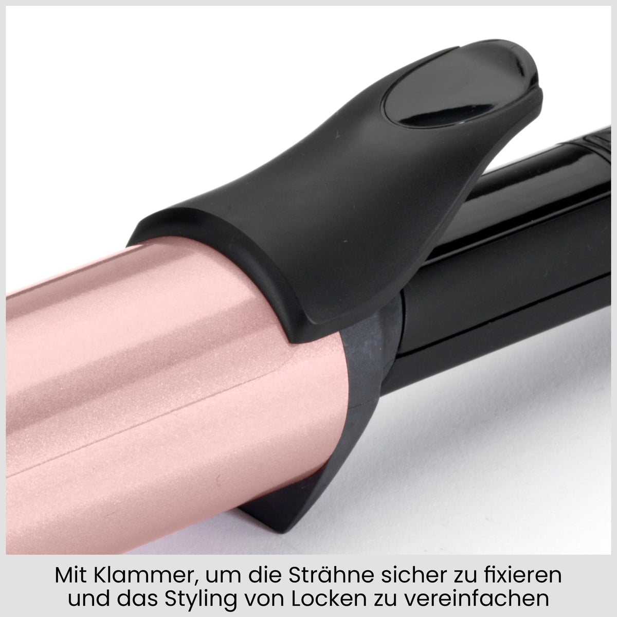 Babyliss Rose-Quartz Curling Iron 38 mm – Natural Waves, Pink - C453E