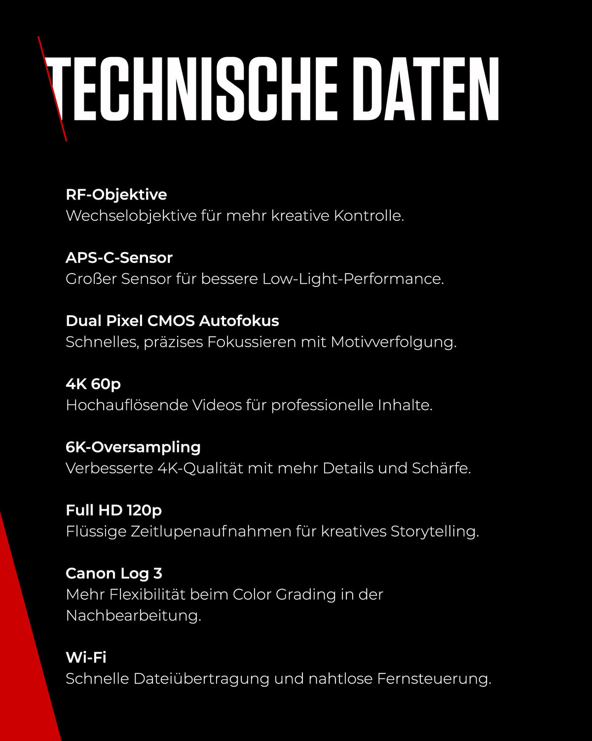 Canon EOS R50 V – Vlog camera (body) compatible with RF lenses | Content creator equipment for vlogging & travel | Bluetooth-enabled - R50V