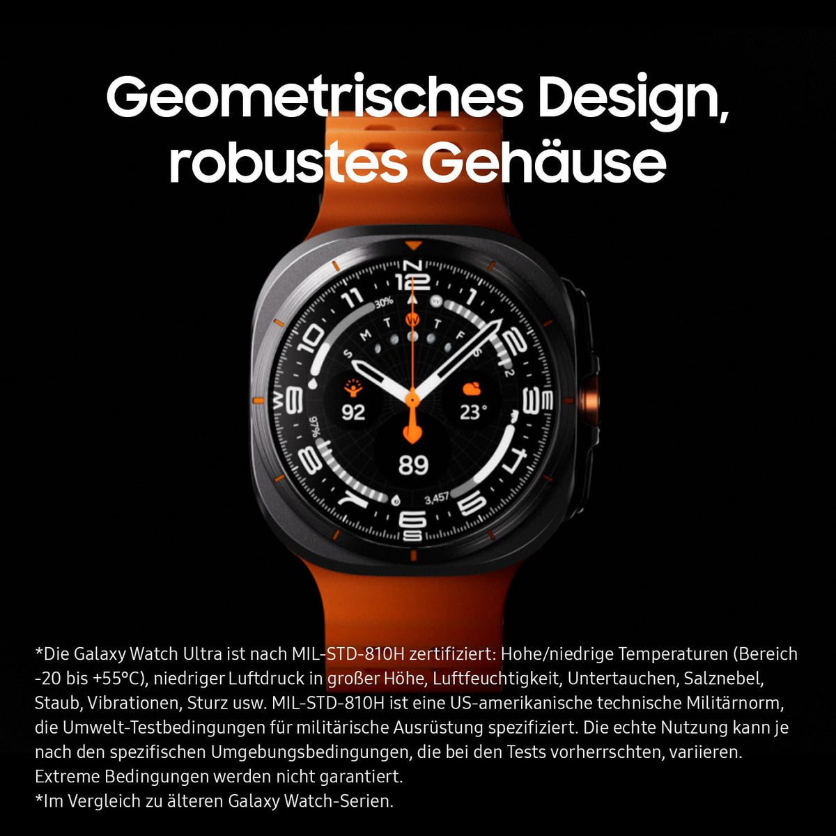Samsung Galaxy Watch Ultra (2025) Smartwatch with Galaxy AI, fitness watch, marine band, titanium case, quick button, dual GPS, 64 GB storage, 47 mm, LTE, Titanium Gray, 3 years manufacturer warranty. - SM-L705FZA2DBT