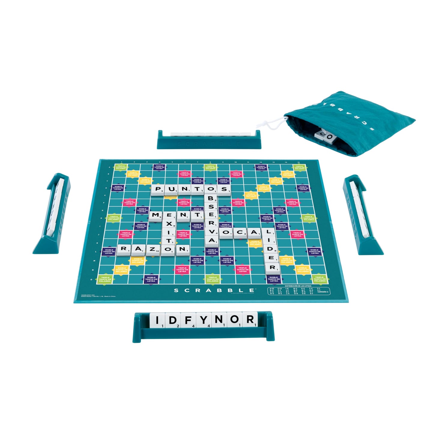 Mattel Games Scrabble Two in One, Version: Spanish, HXV99