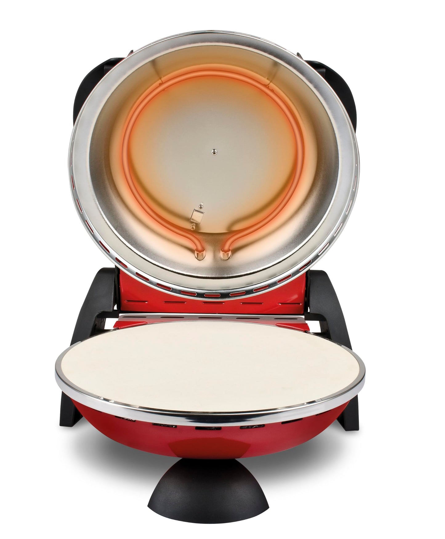 G3 Ferrari G10006 Pizza External Pleasure, Oven Pizza, 33.5 x 20 x 35 (L x H x P) cm, 1200 W, 400°C, Red - G1000602