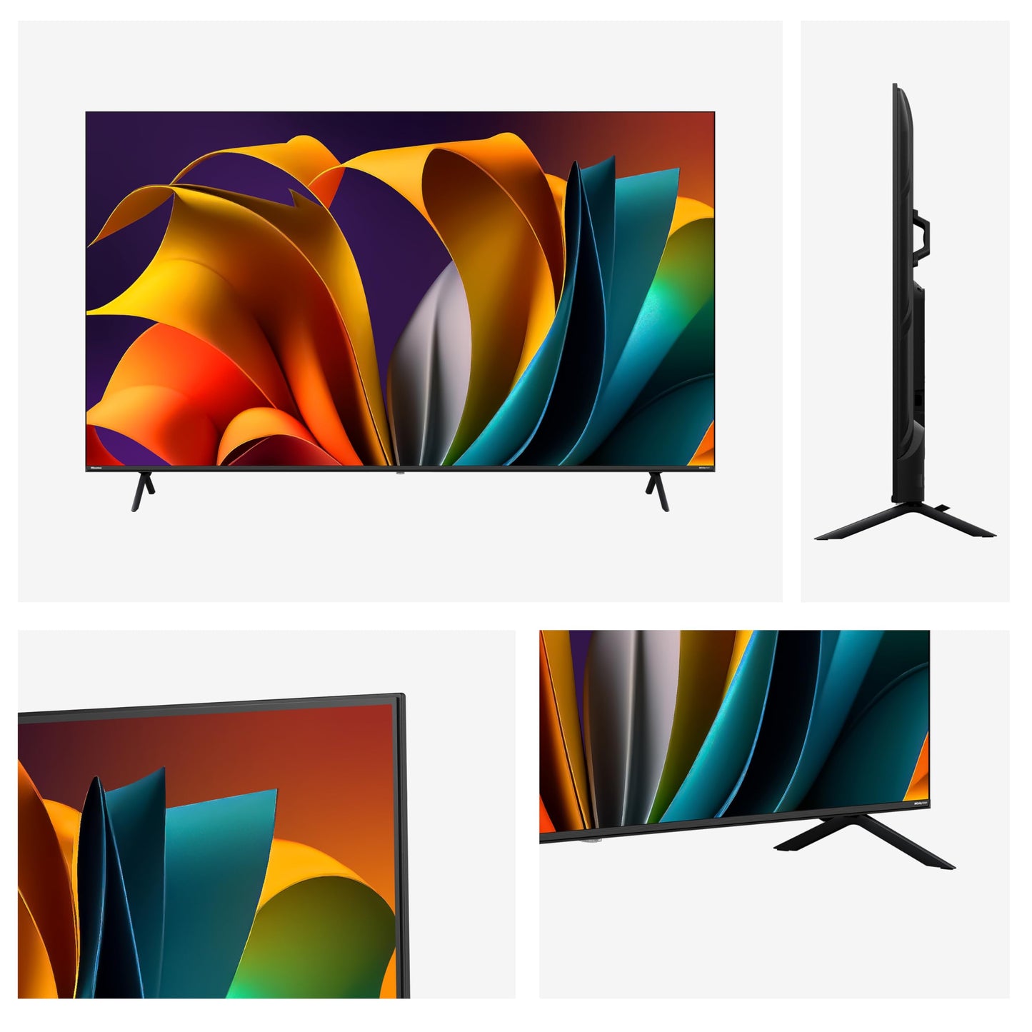 Hisense 85E6NT 214.78cm (85 inch) TV, 4K UHD Smart TV, Precision Colour, HDR, Dolby Vision, 60Hz, Triple Tuner DVB-C/S/S2/T/T2, WiFi, HDMI 2.1, Bluetooth, Alexa Built-in, Black, [2024]