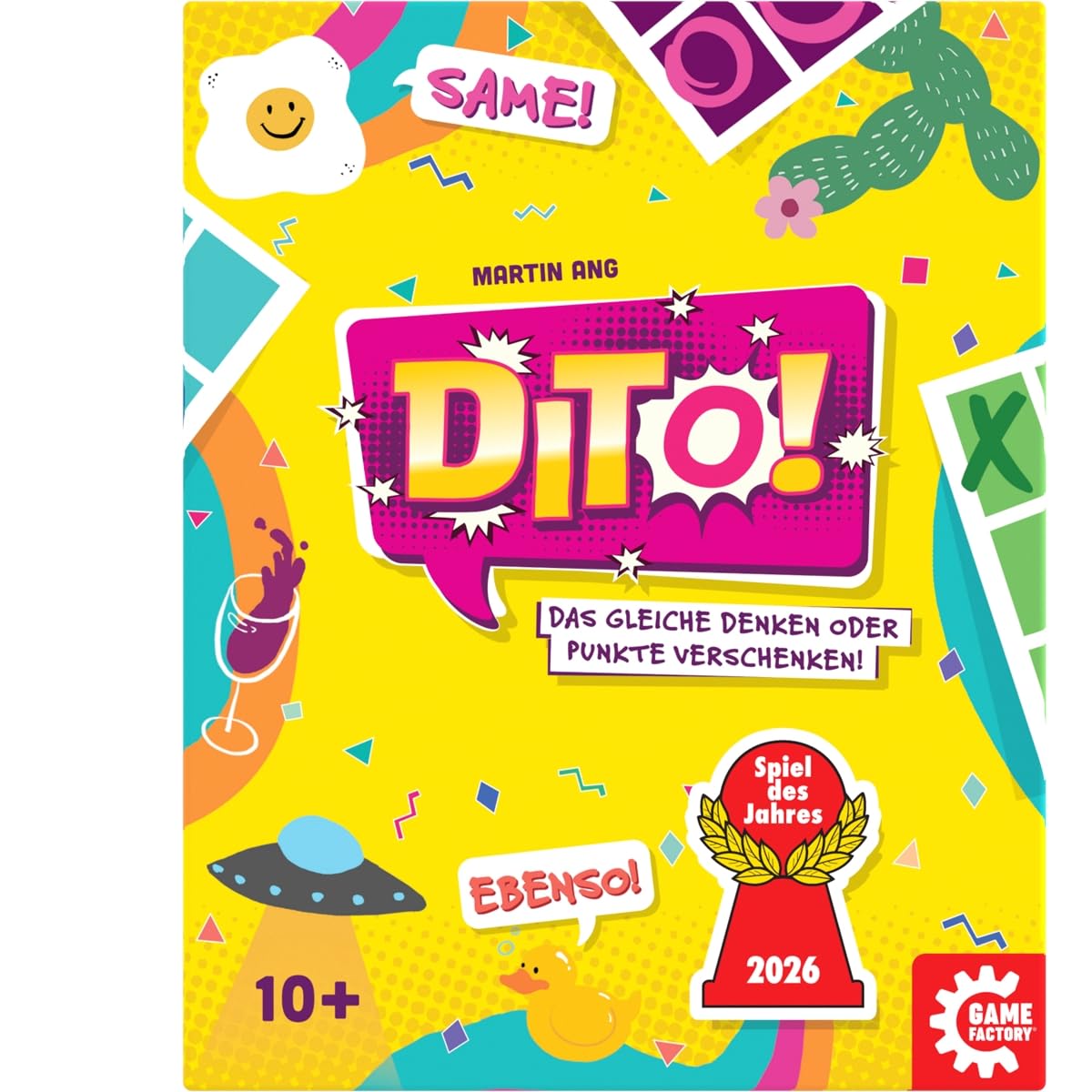 Game Factory 646031 Ditto, the wordy party game for 3 to 7 players