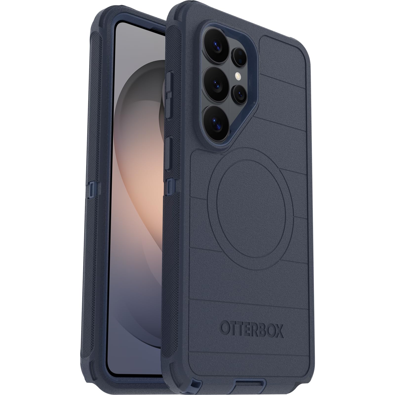 OtterBox Defender Series Pro Case with Magnets for Samsung Galaxy S26 Ultra Shockproof Drop Proof Ultra Heavy Duty Protective Case 7X Military Grade Tested Blue - 77-99865