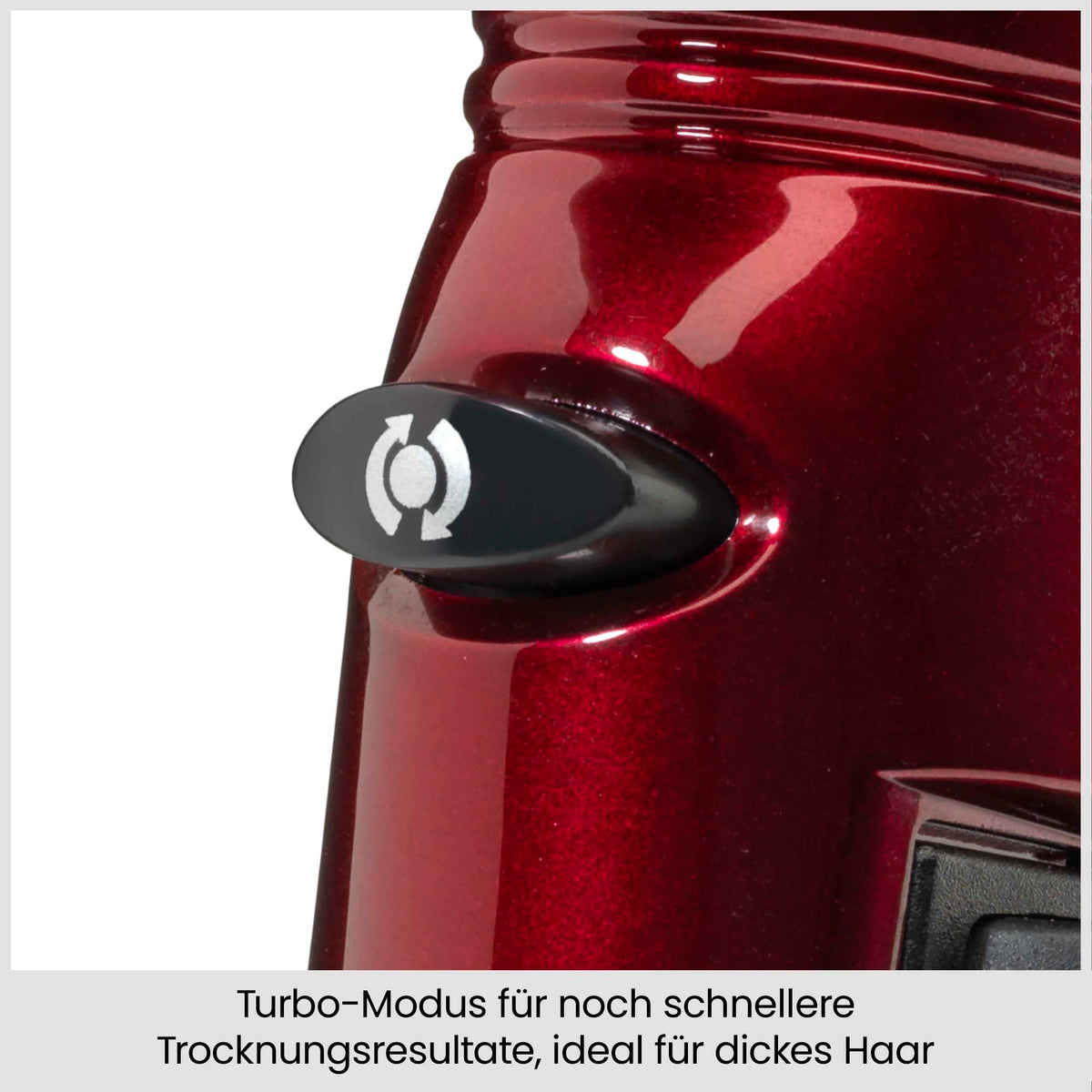 BaByliss Pro Digital Uscător de păr cu difuzor – 2200W Uscător profesional ultra-rapid cu tehnologie ionică, Fabricat în Italia, 3 trepte de căldură și 4 setări de flux de aer cu buton turbo, Roșu, 6001DE