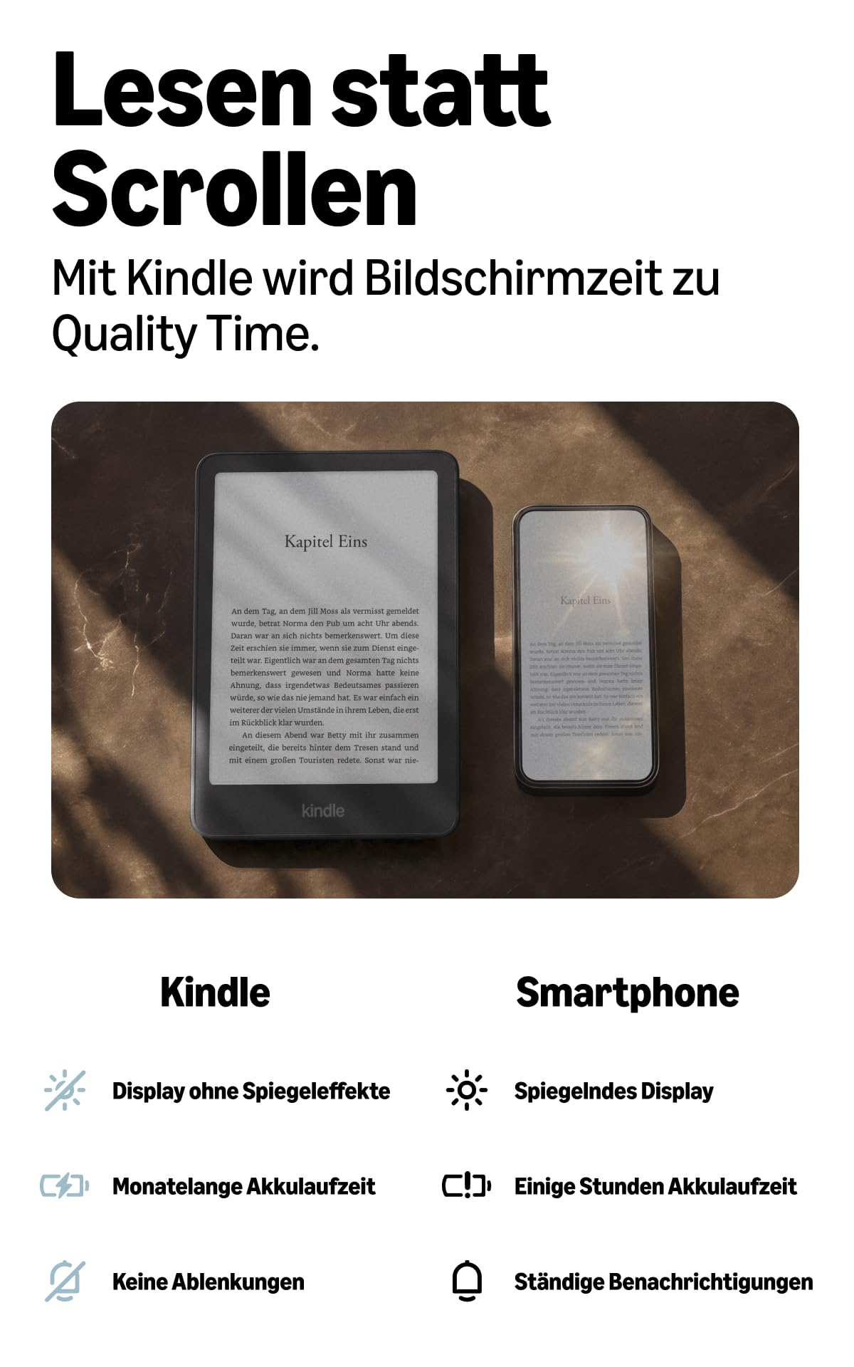 Amazon Kindle Paperwhite 16 GB (latest generation), now thinner and lighter, 7-inch display, adjustable color temperature, with ads - Graphite - Z4P32D