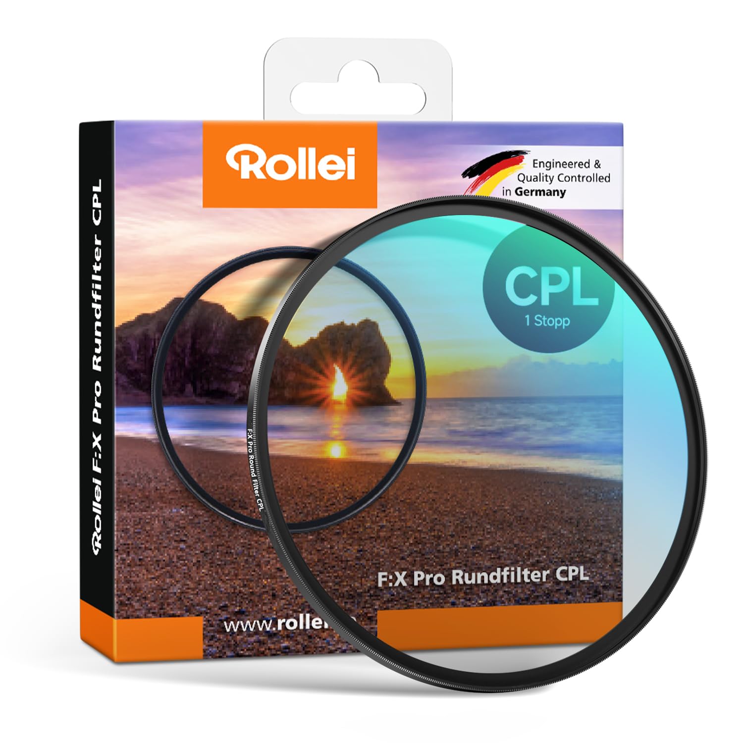 Rollei F:X Pro CPL round filter 55mm circular polarizing filter for lenses - 26244