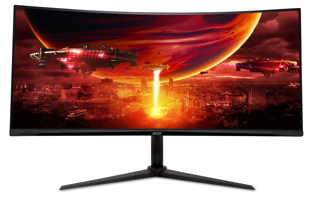 Acer Nitro XZ342CUV3 Gaming Monitor 34 inch (86.4 cm), UWQHD, 180Hz, Curved