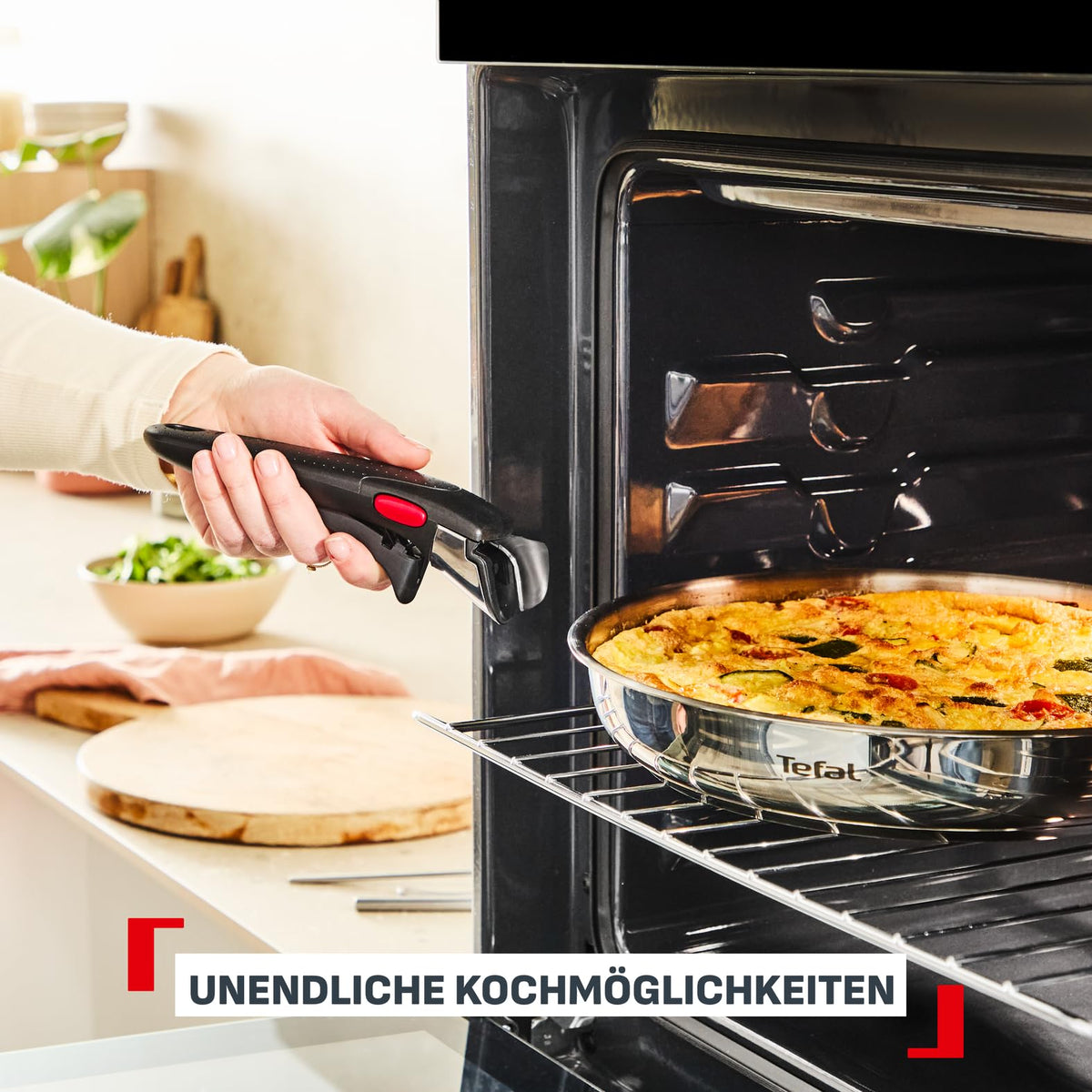 Set de vase de gătit Tefal Ingenio Comfort Max 8 piese, neîntărit - L968S834
