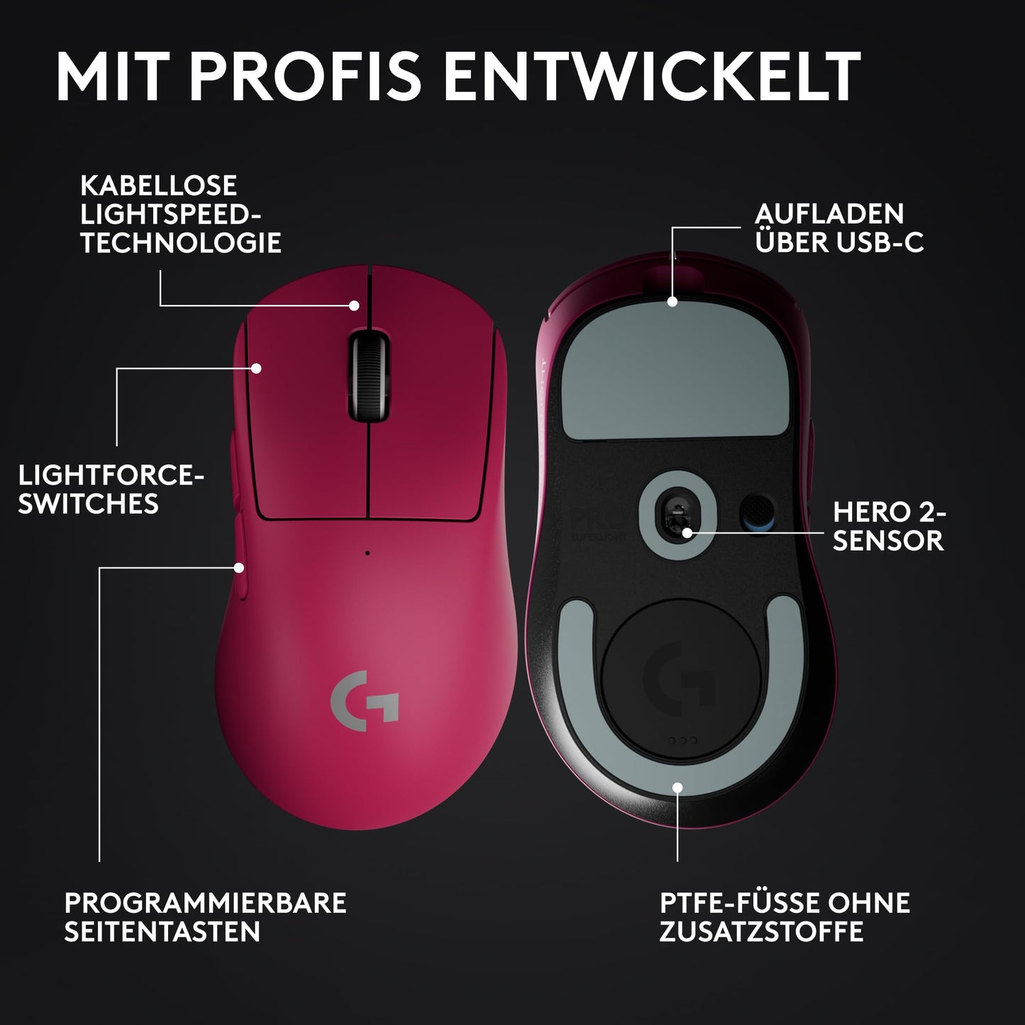 Logitech G PRO X SUPERLIGHT 2 DEX (910-007373)