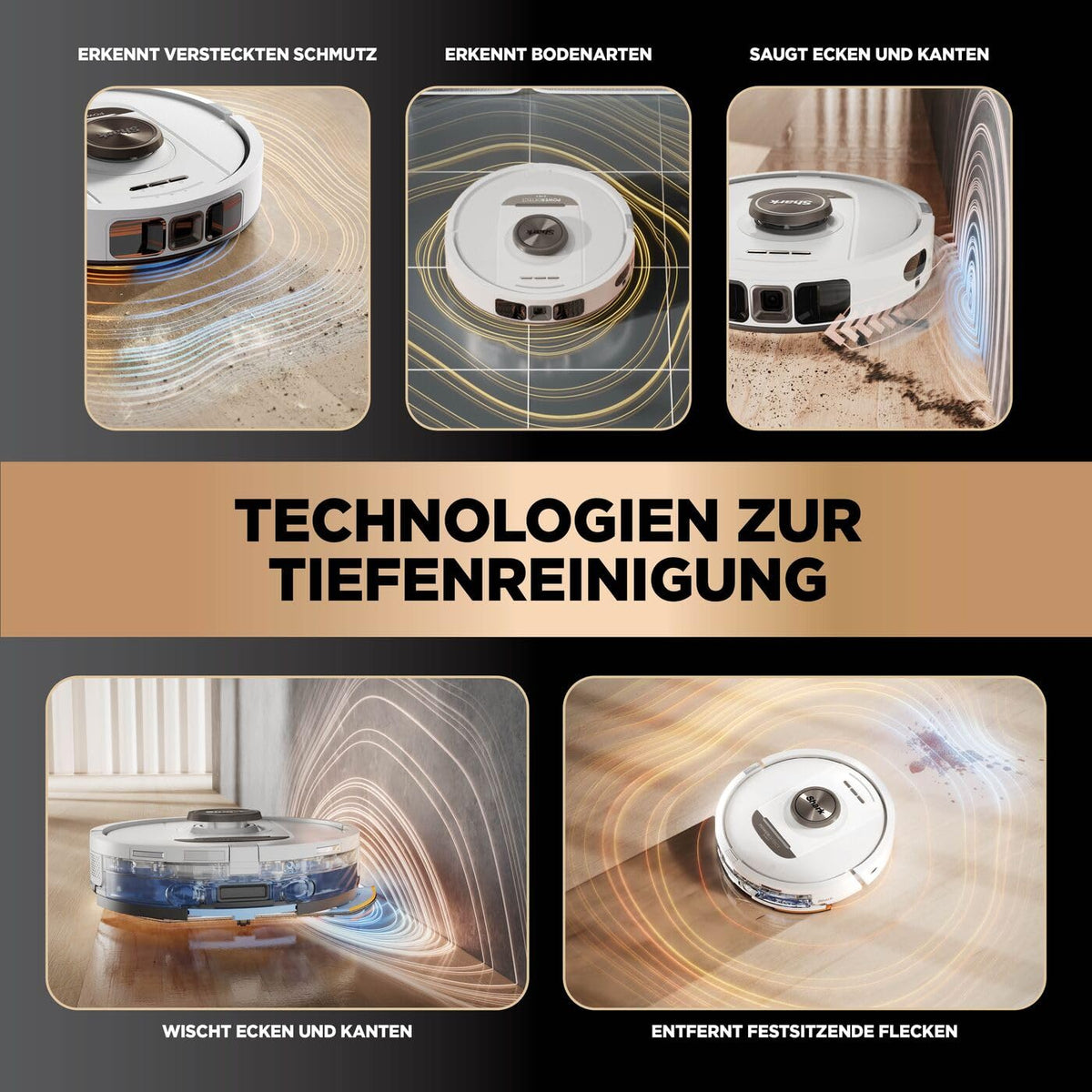 Shark PowerDetect 2-in-1 Vacuum Cleaner & Mop, White RV2800ZEEUWH