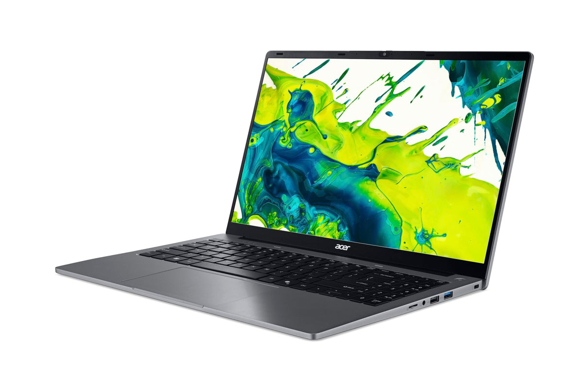 Acer Aspire Lite 15 (AL15-47P-R0L1) Laptop, 15.6" FHD IPS Display, AMD Ryzen 3 5400U, 8 GB RAM, 512 GB SSD, AMD Radeon Graphics, Windows 11, QWERTZ Keyboard, gray - NX.DRPEG.001