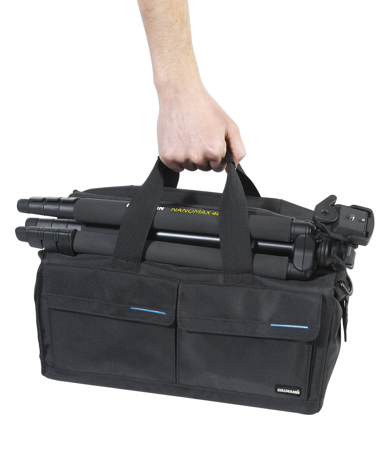 CULLMANN - 98380 - AMSTERDAM Maxima 520 camera bag for medium to large DSLR equipment with large pocket opening, black - internal dimensions 360x170x200m - 1300g light