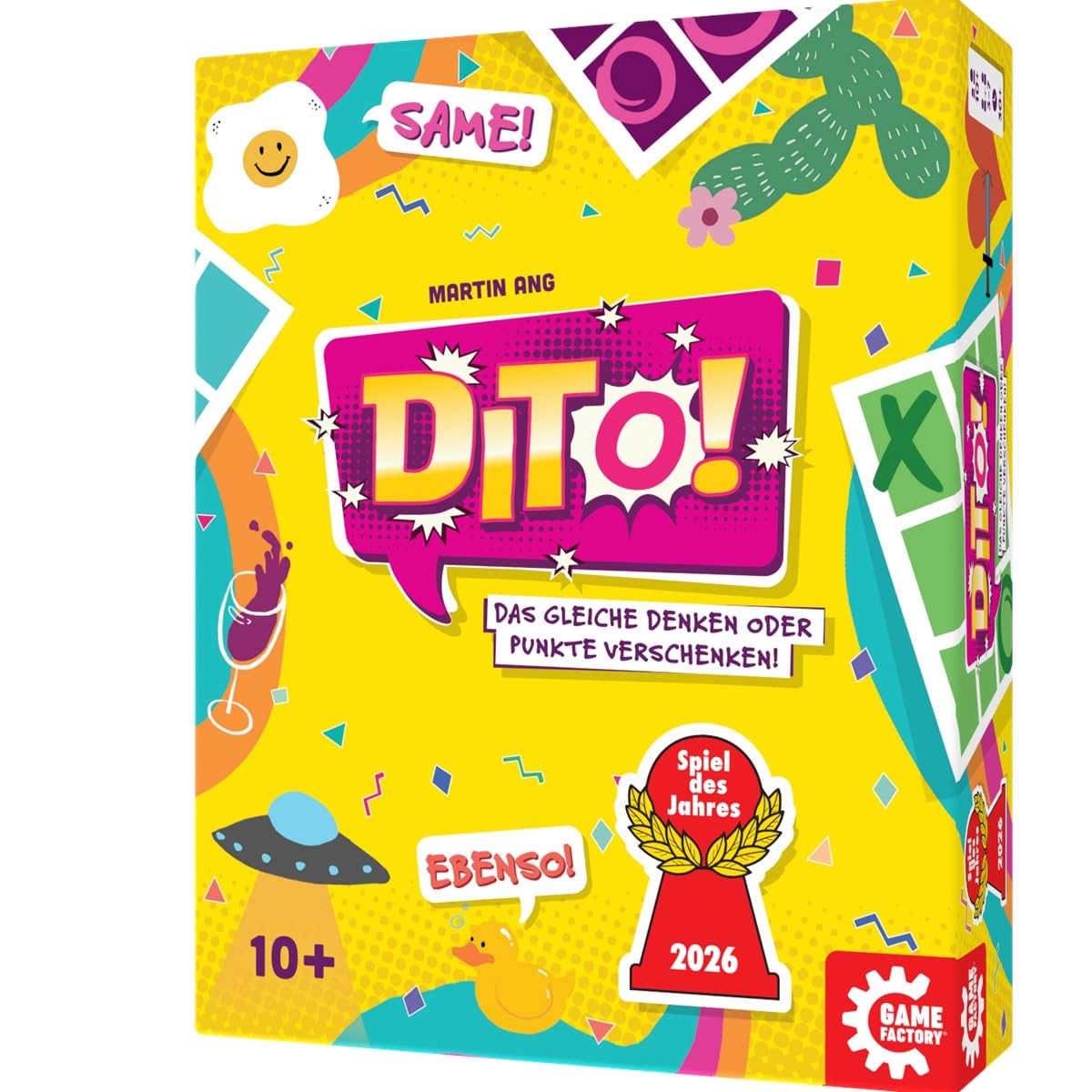 Game Factory 646031 Ditto, the wordy party game for 3 to 7 players