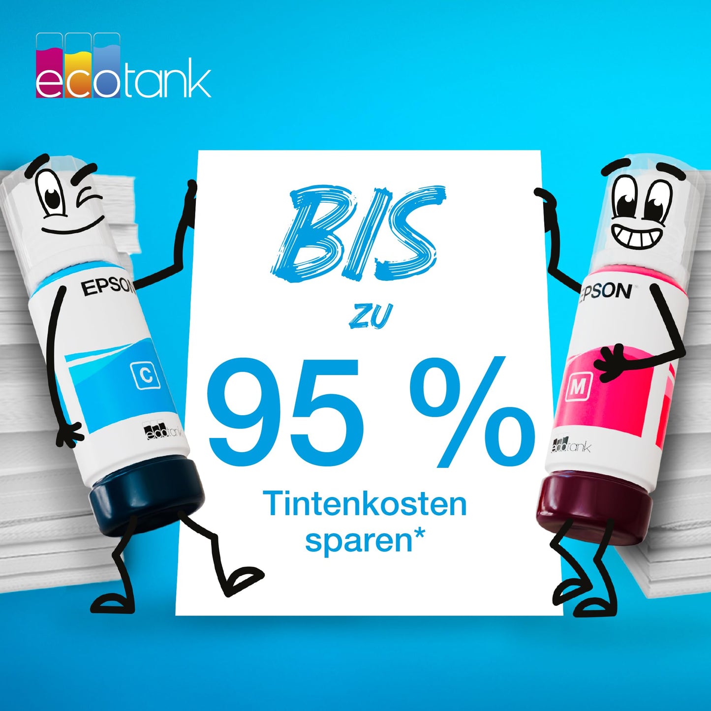 Epson EcoTank 104 Original Ink Bottle | Black| High yield – Up to 4,500 pages | Brand quality for optimal results - EP65580