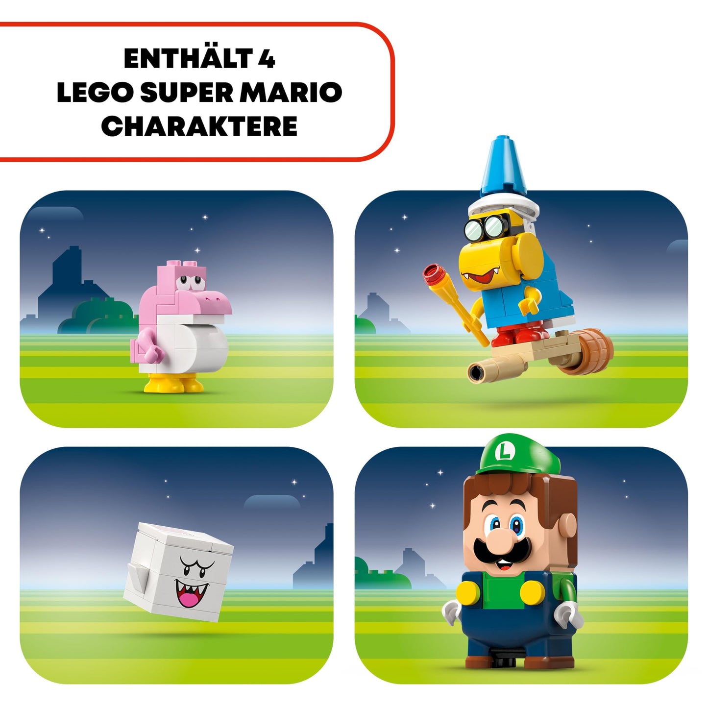 LEGO Super Mario Adventure with Interactive Luigi, Nintendo Gift for Boys, Girls and Gamers Ages 6+, Adventure Playset for Kids with Pink Baby Yoshi 71440