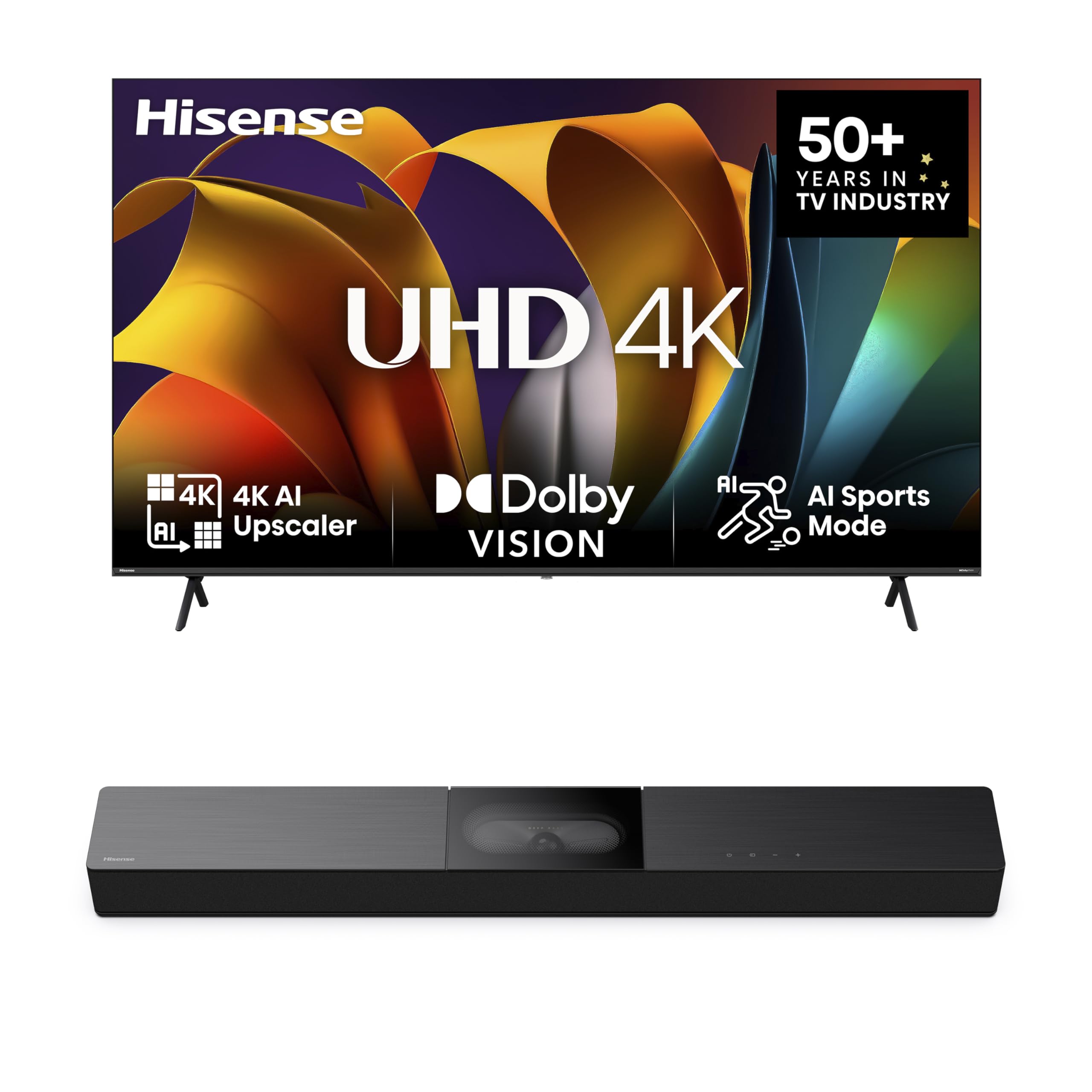 Hisense Bundle of 85E6NT 214,78cm (85 Zoll) Fernseher 58E6DS
