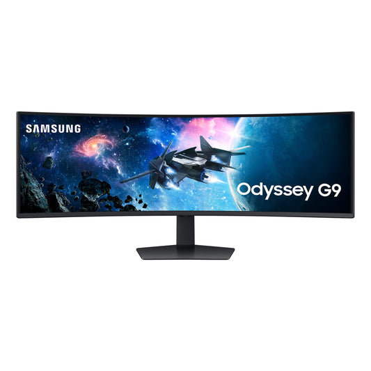 Samsung Odyssey G95C Curved Gaming Monitor, 49 inch, VA panel, 5,120 x 1,440 pixels, VESA DisplayHDR 1,000, HDR10+ Gaming, Freesync Premium Pro, refresh rate 240 Hz, response time 1 ms (G/G) - LS49CG954EUXEN