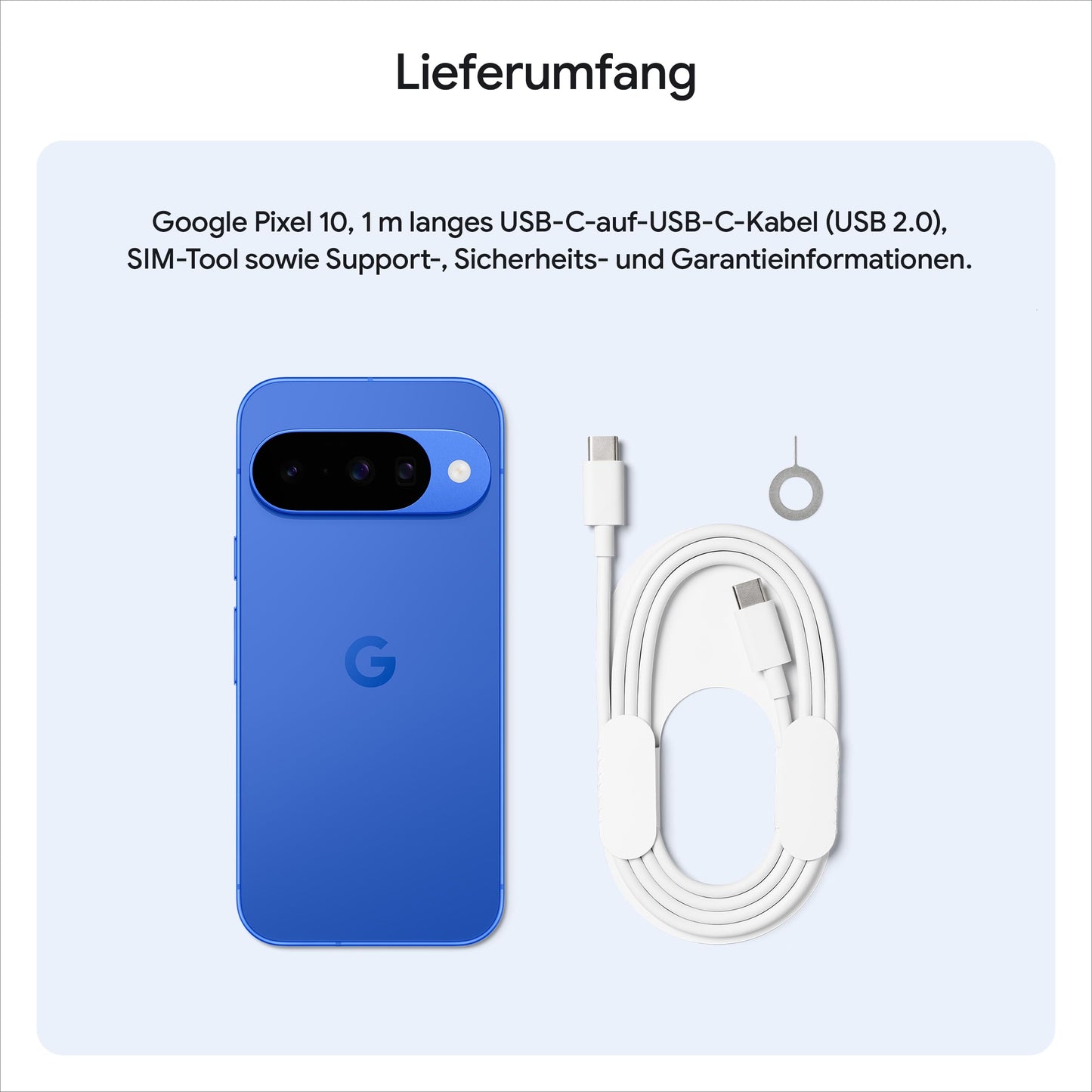 Google Pixel 10 - Android smartphone without SIM lock, with Gemini, innovative triple rear camera, more than 24 hours of battery life and 6.3 inch Actua display - Obsidian, 256GB - GA09883-AN