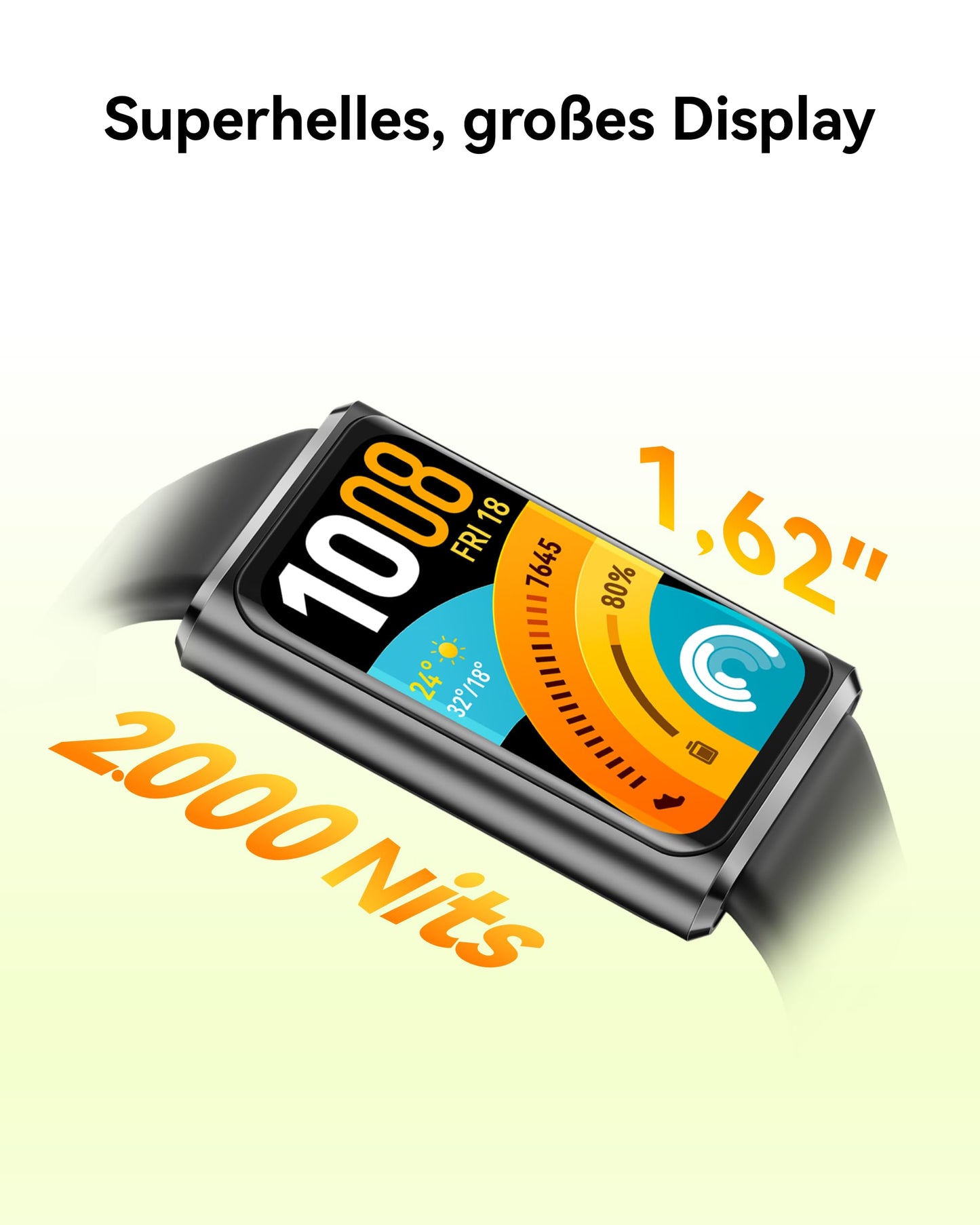 HUAWEI Band 11 Pro Smartwatch, Autonomous GPS Fitness Tracker, 1.62″ AMOLED 2000 Nits, Heart Rate & Sleep Tracking, SpO2, Wellbeing, Bluetooth, 5 ATM, Android & iOS, Alloy Case, Black - Candy-B49F