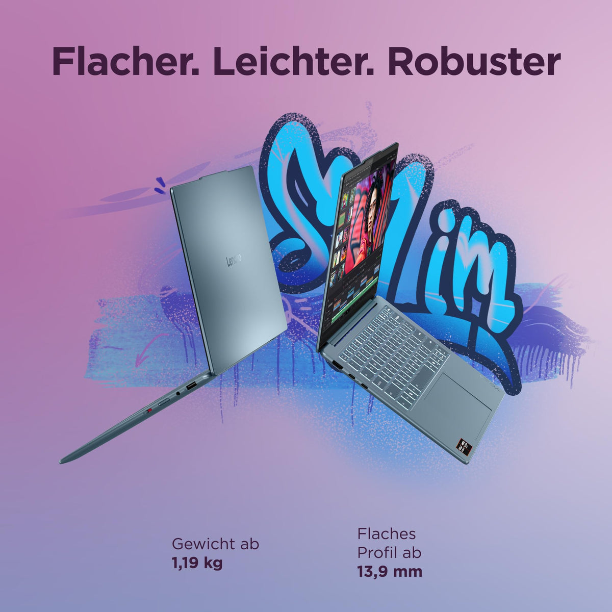 Lenovo Yoga Slim 7 | Laptop | Ryzen AI 5 | 16GB | 512GB - 83JY009LGE
