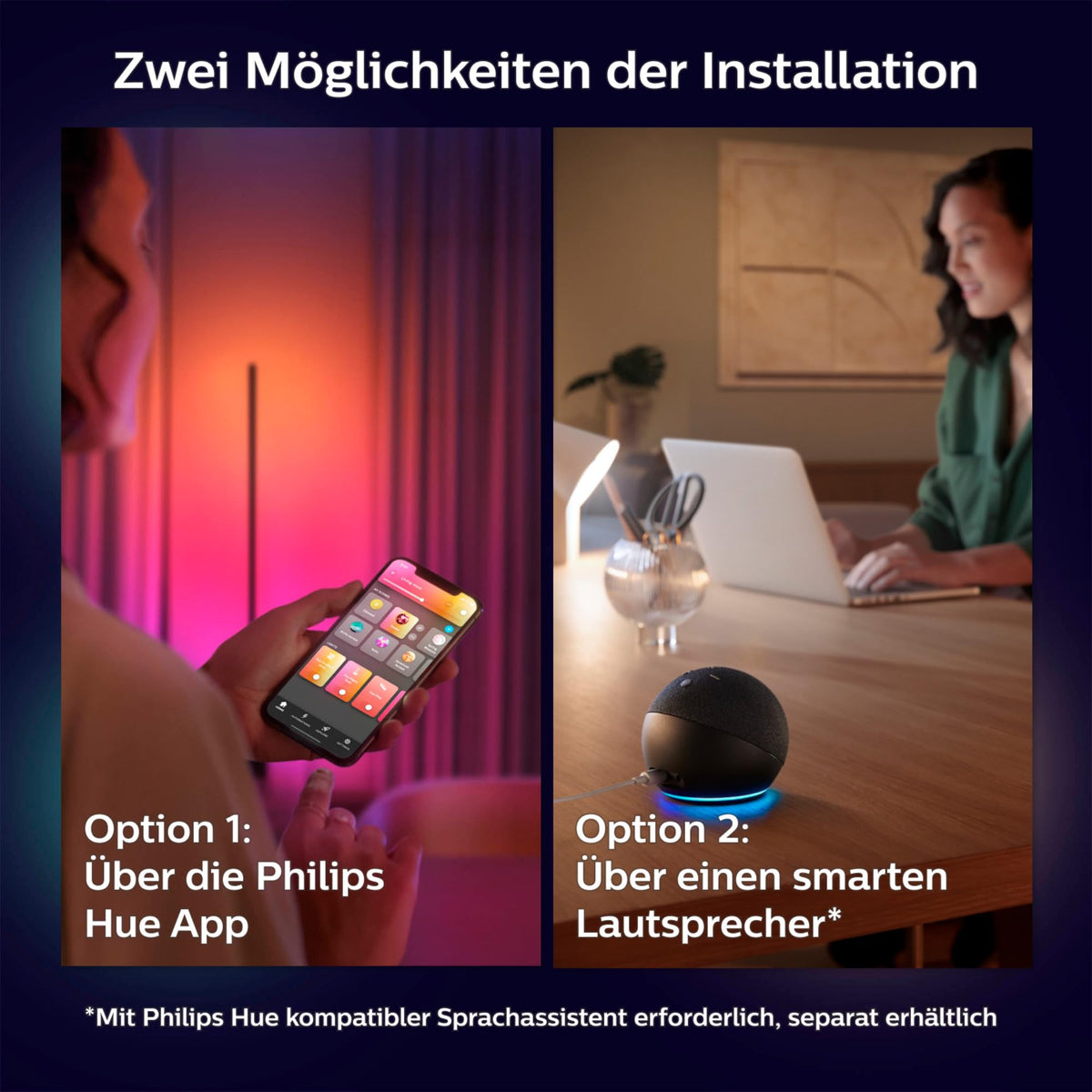 Philips Hue Gradient Signe LED Table Lamp, White - 915005987101