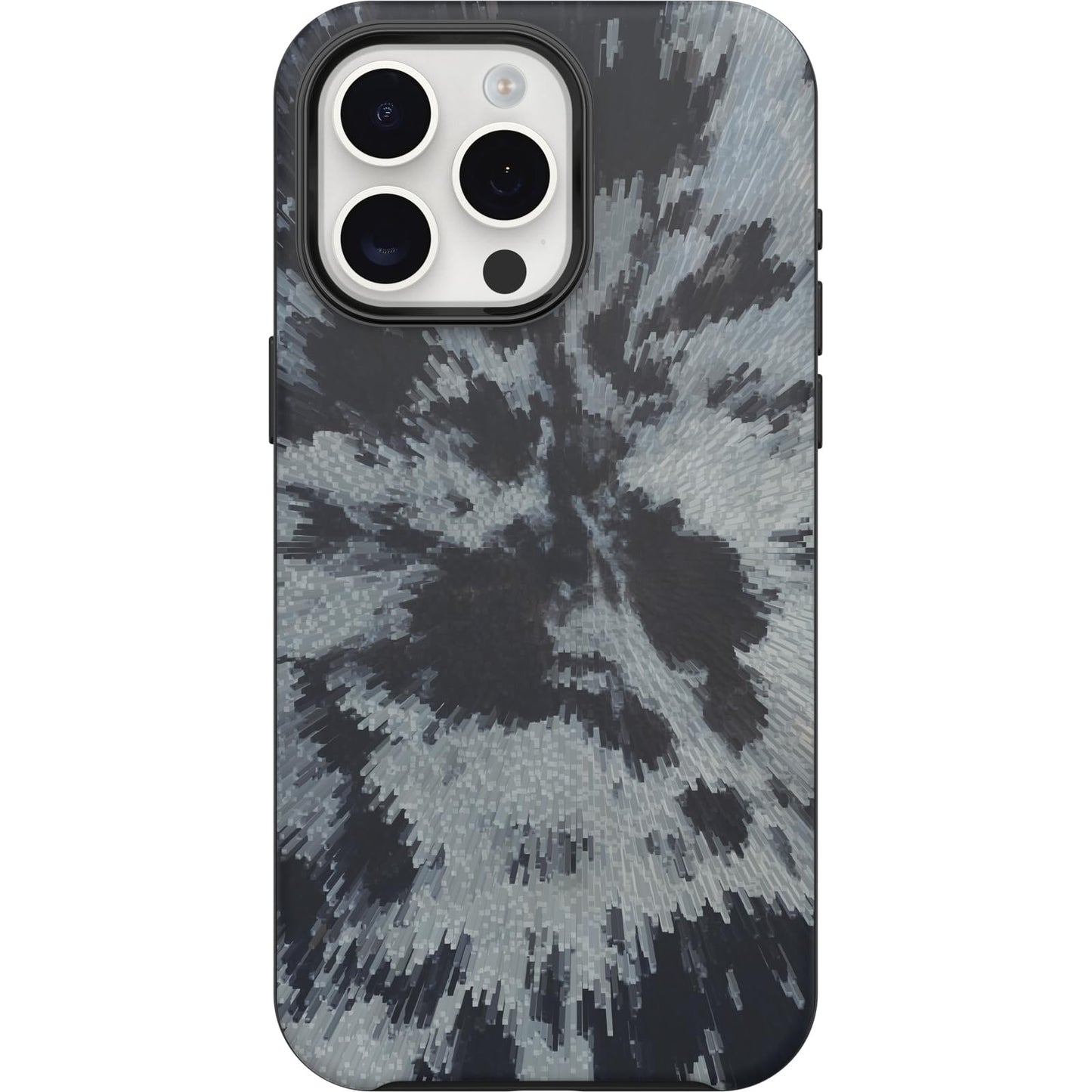 OtterBox Symmetry for MagSafe Case for iPhone 15 Pro Max, Shockproof Drop Proof Protective Slim Case, 3X Military Grade Tested, Black/Grey - 77-93389