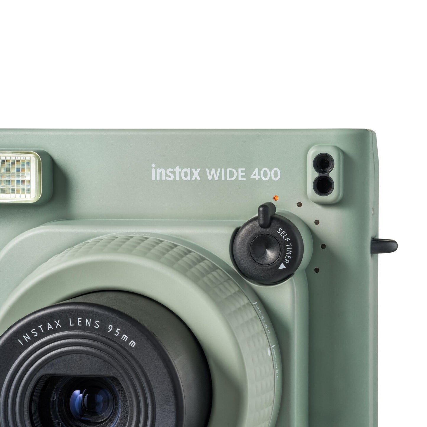 FUJIFILM instax Wide 400™ instant camera | Analog instant camera for large instant photos with self-timer & selfie function - retro design, ideal for parties, travel & memories | Green - 16284123