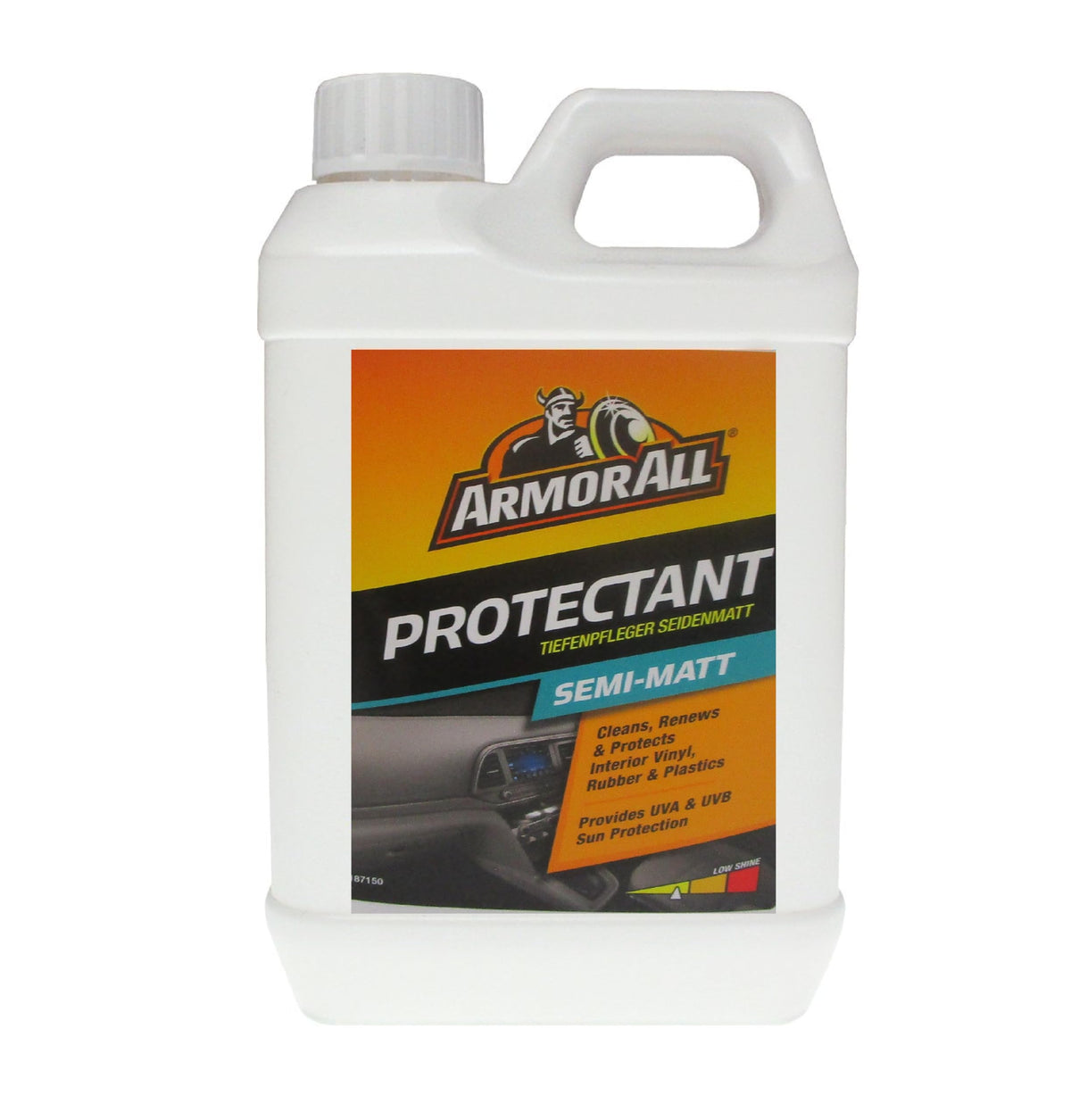 ARMOR ALL Kunststoff-Tiefenpfleger seidenmatt 2000 ml pentru vinil, cauciuc, piele tratată, lemn sigilat și multe altele. - 11002L