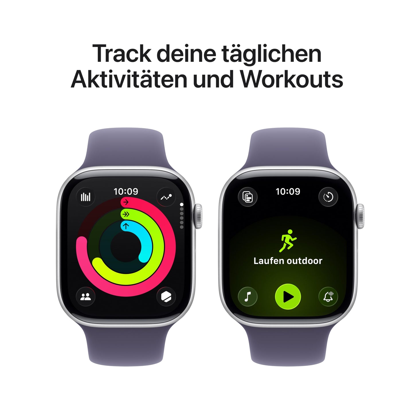 Apple Watch Series 11 GPS 46mm Silver/Purple Fog (MEVA4ZR/A)