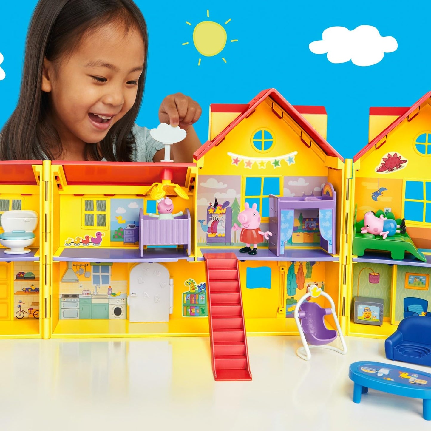 Peppa Pig Peppa's Big House Playset, 80 cm - G05085L0