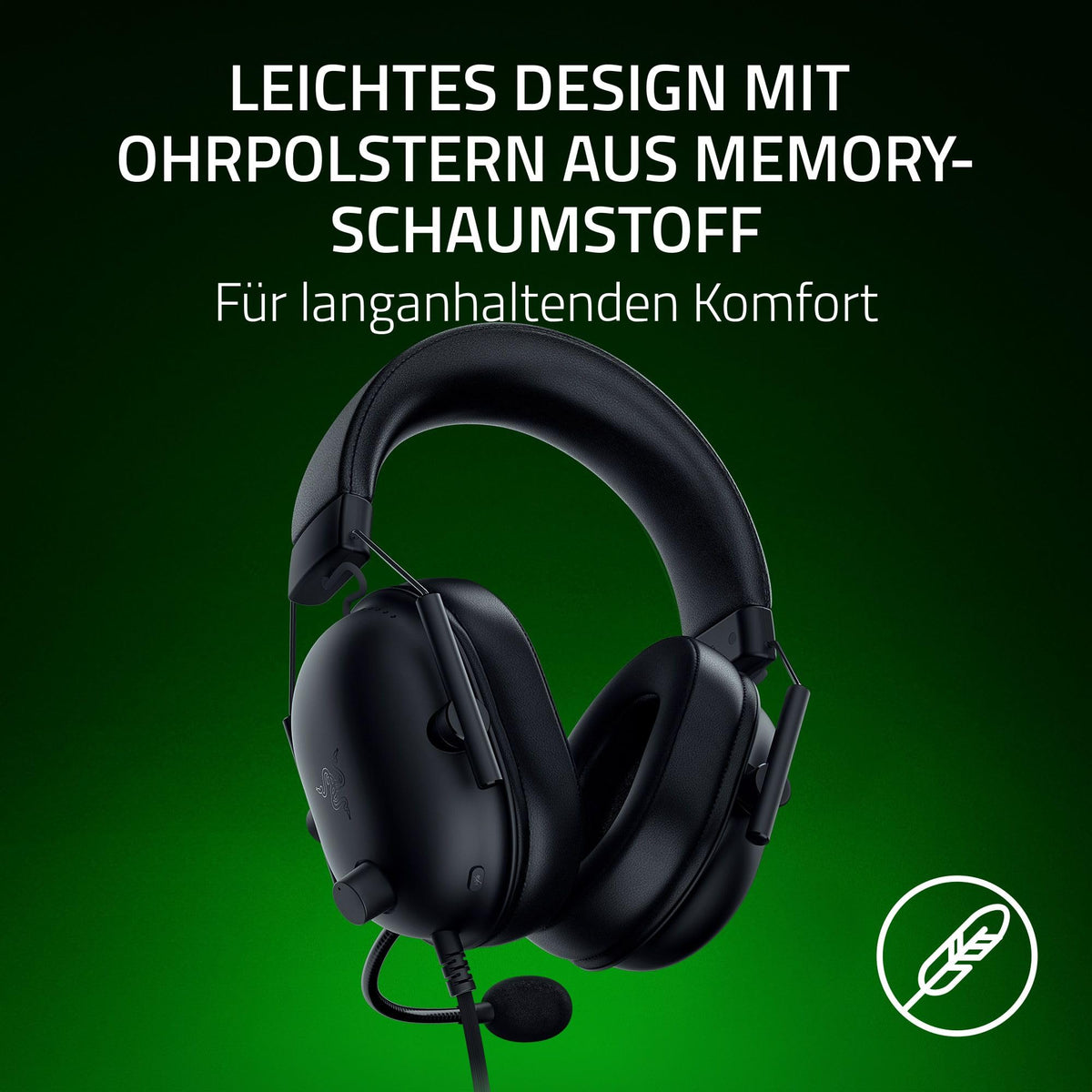 Razer BlackShark V2 X (Xbox) - Wired eSports headset for Xbox S-X console (250g, cardioid microphone, 50mm drivers, passive noise cancellation, 3.5mm connection) Black - RZ04-03240900-R3M1