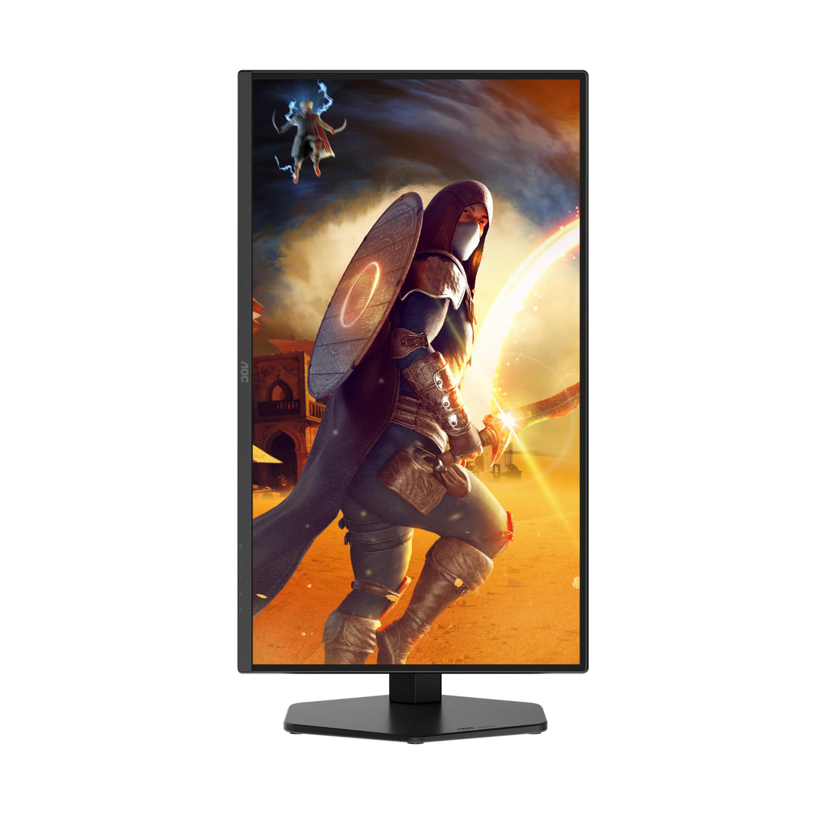 AOC Q25G4SR Monitor de gaming de 25 inch WQHD, 300Hz, panou Fast IPS, 1ms GtG, HDR400, compatibil G-Sync, ajustare pe înălțime, difuzoare, (2560x1440 HDMI 2X 2.1 DP 1x 1.4) negru