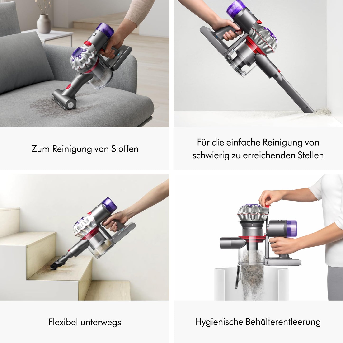 Dyson Car+Boat™ handheld vacuum cleaner – up to 50 minutes runtime silver - HH15