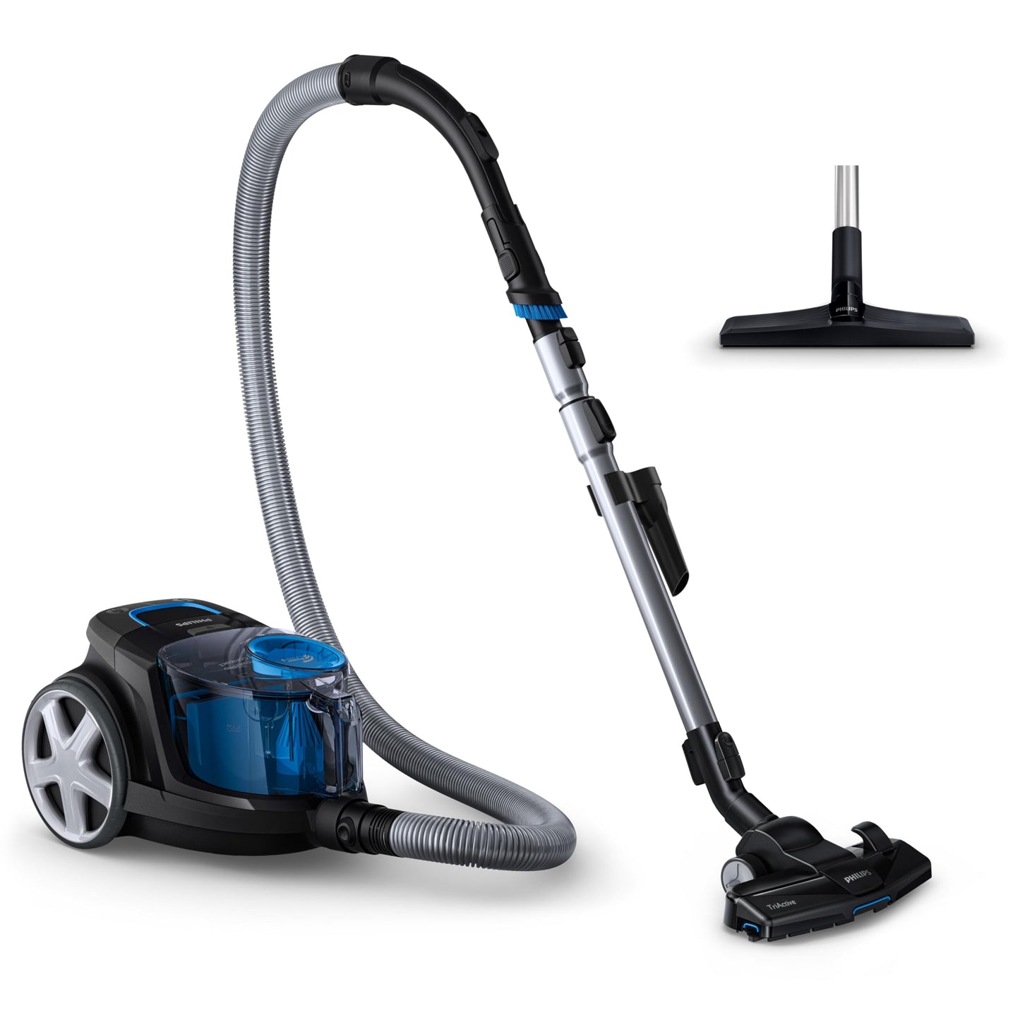 Philips PowerCyclone 5 compact bagless vacuum cleaner - 900 W power, Allergy H13 anti-pollen filter, PowerCyclone technology, 99.9% fine dust separation, TriActive brush (FC9331/09) - PowerPro