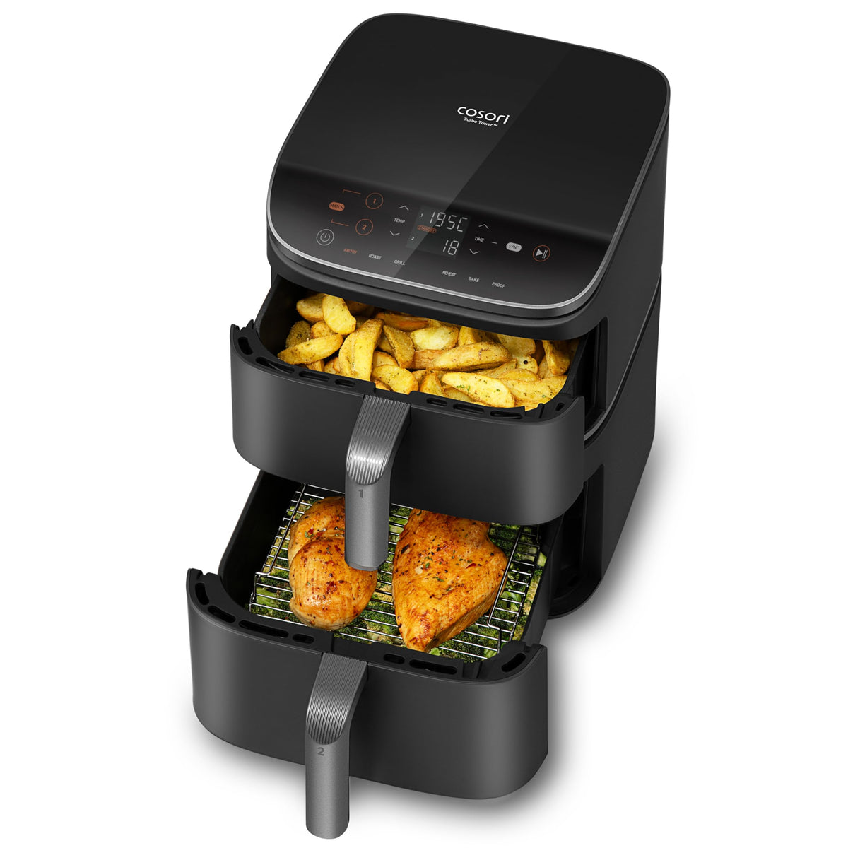 Cosori Airfryer, exklusive TurboBlaze-Tech, 10,8L - CAF-DC111-ADE