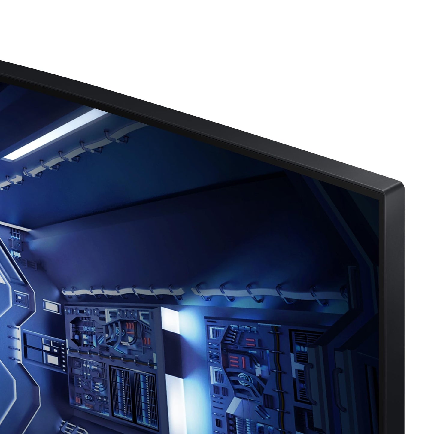 Samsung Gaming Monitor G5 C34G55TWWP, 34 inch, VA panel, UWQHD resolution, AMD FreeSync Premium, curvature 1000R, refresh rate 165 Hz, response time 1 ms (MPRT), black - LC34G55TWWPXEN
