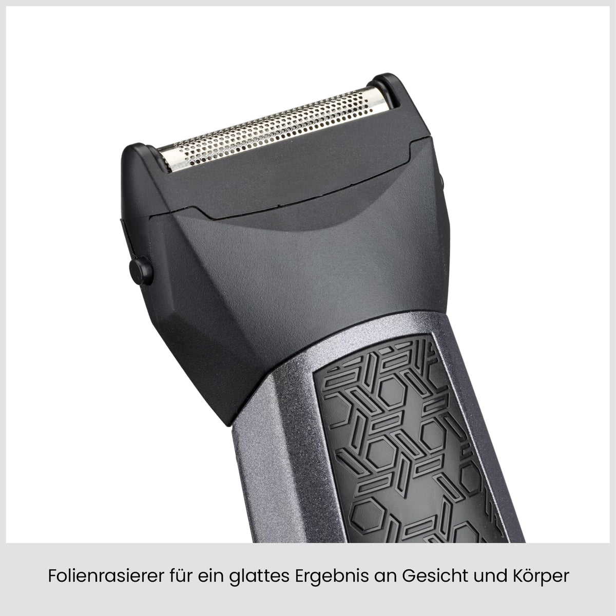 BaByliss 10-in-1 Carbon Titanium Multi-Grooming Trimmer Kit, washable for body, beard, and nose hair, includes storage bag, black grey MT727E
