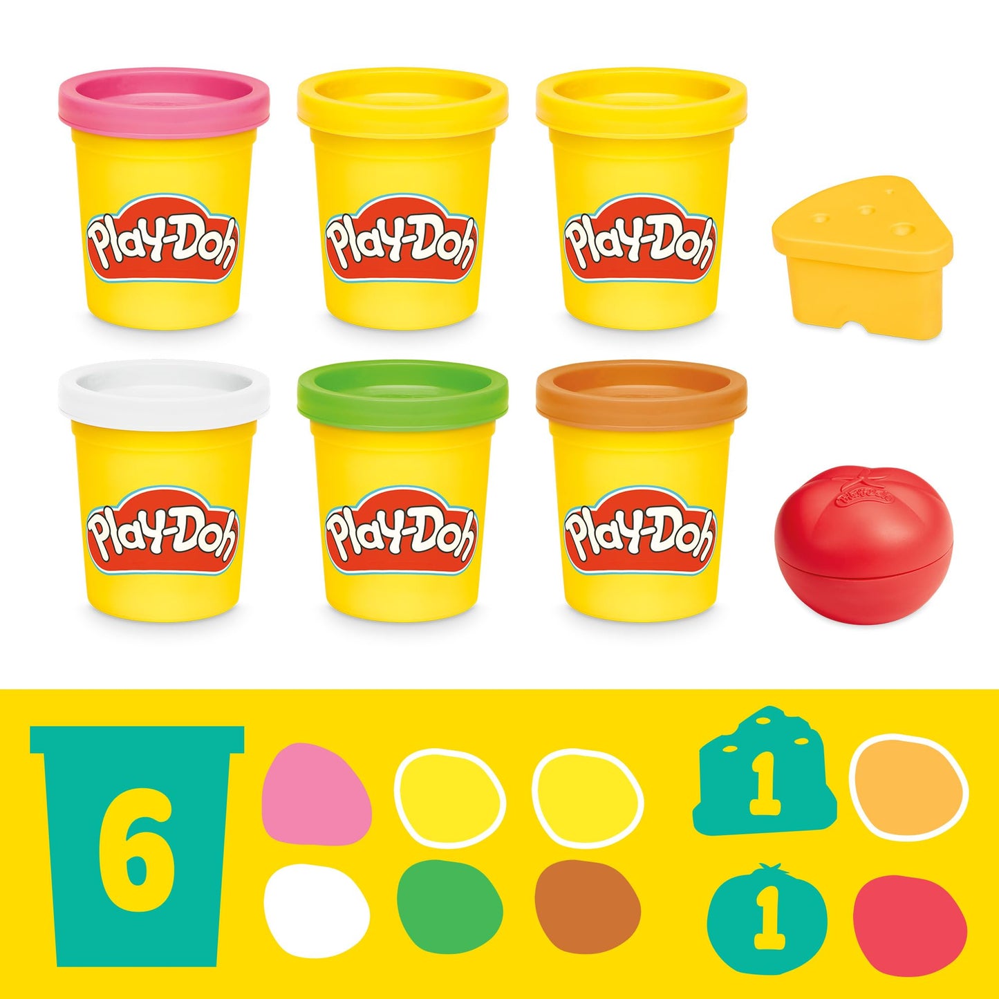 Play-Doh Sizzling Fun Kitchen, play set with realistic cooking sounds, more than 25 play snacks for kneading, for children to knead and play, ages 3 and up - G23095L0