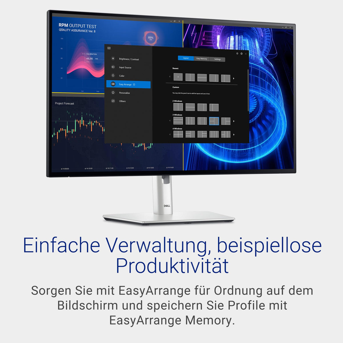 Dell UltraSharp 27 Monitor - U2724D, QHD (2560x1440), 120Hz, IPS Black
