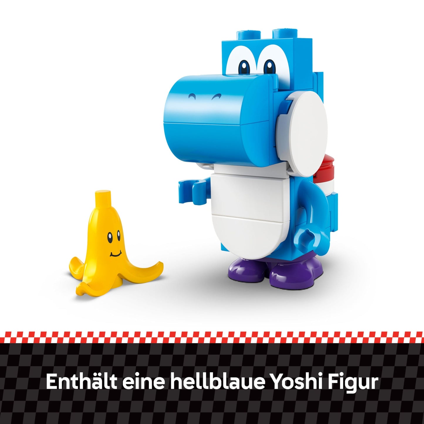 LEGO Super Mario: Mario Kart - Yoshi bike, Nintendo adventure set to collect, gift for children, boys, girls and gamers aged 7 and over, collector's item with Yoshi figure 72031